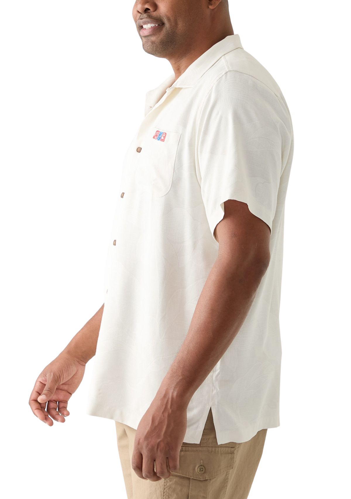 Big & Tall Sips and Stripes Forever Button Down Shirt