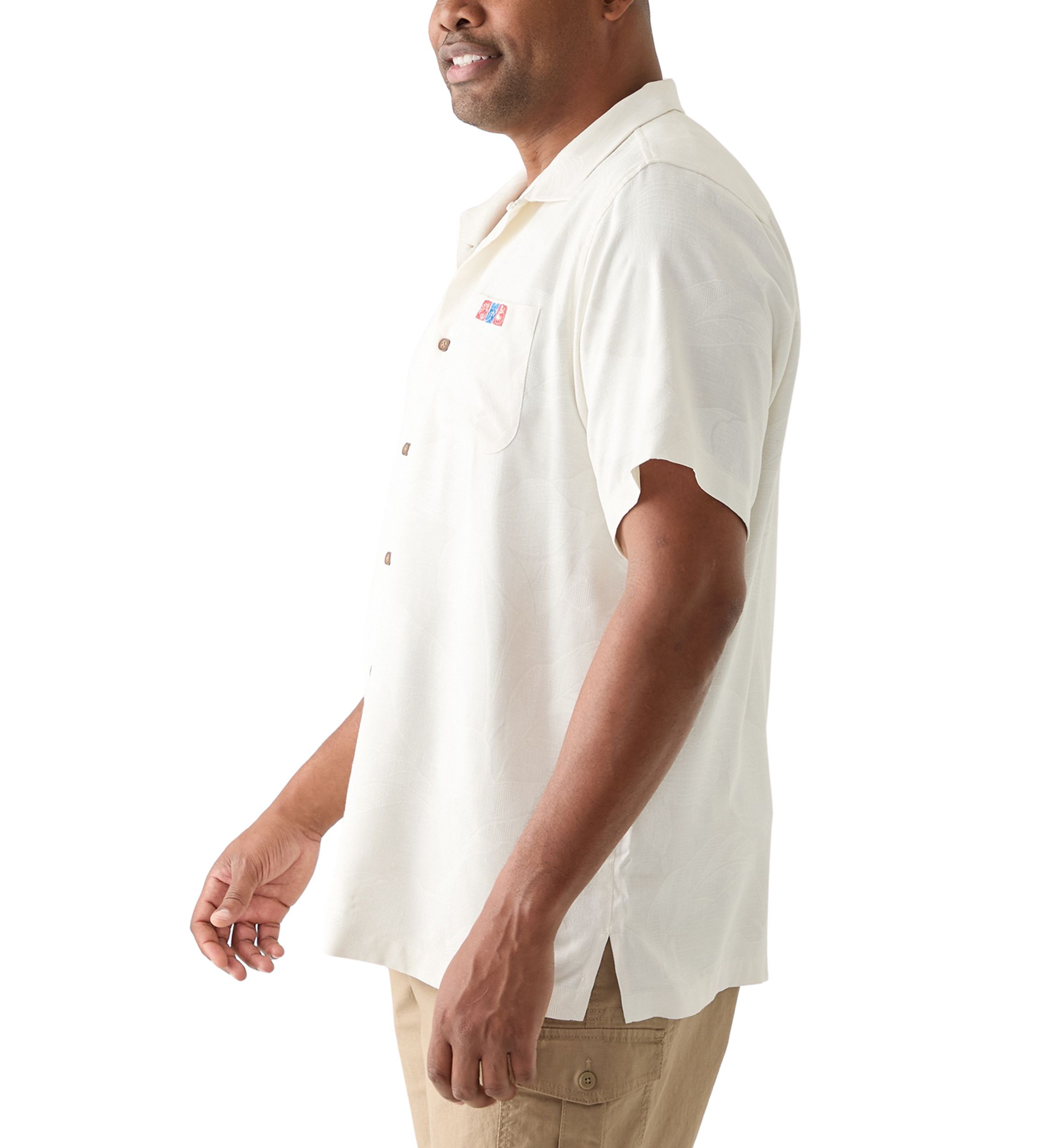 Big & Tall Sips and Stripes Forever Button Down Shirt