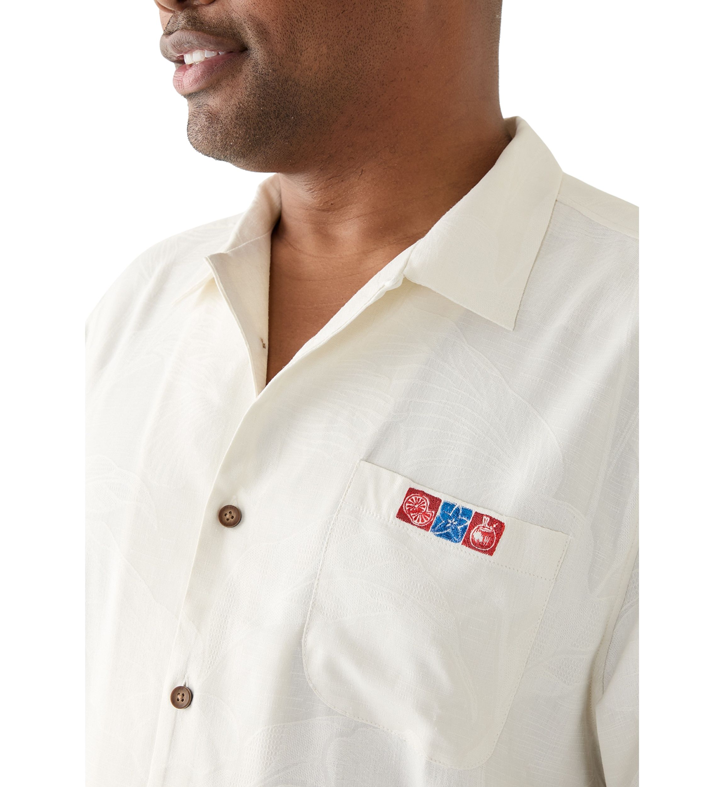 Big & Tall Sips and Stripes Forever Button Down Shirt