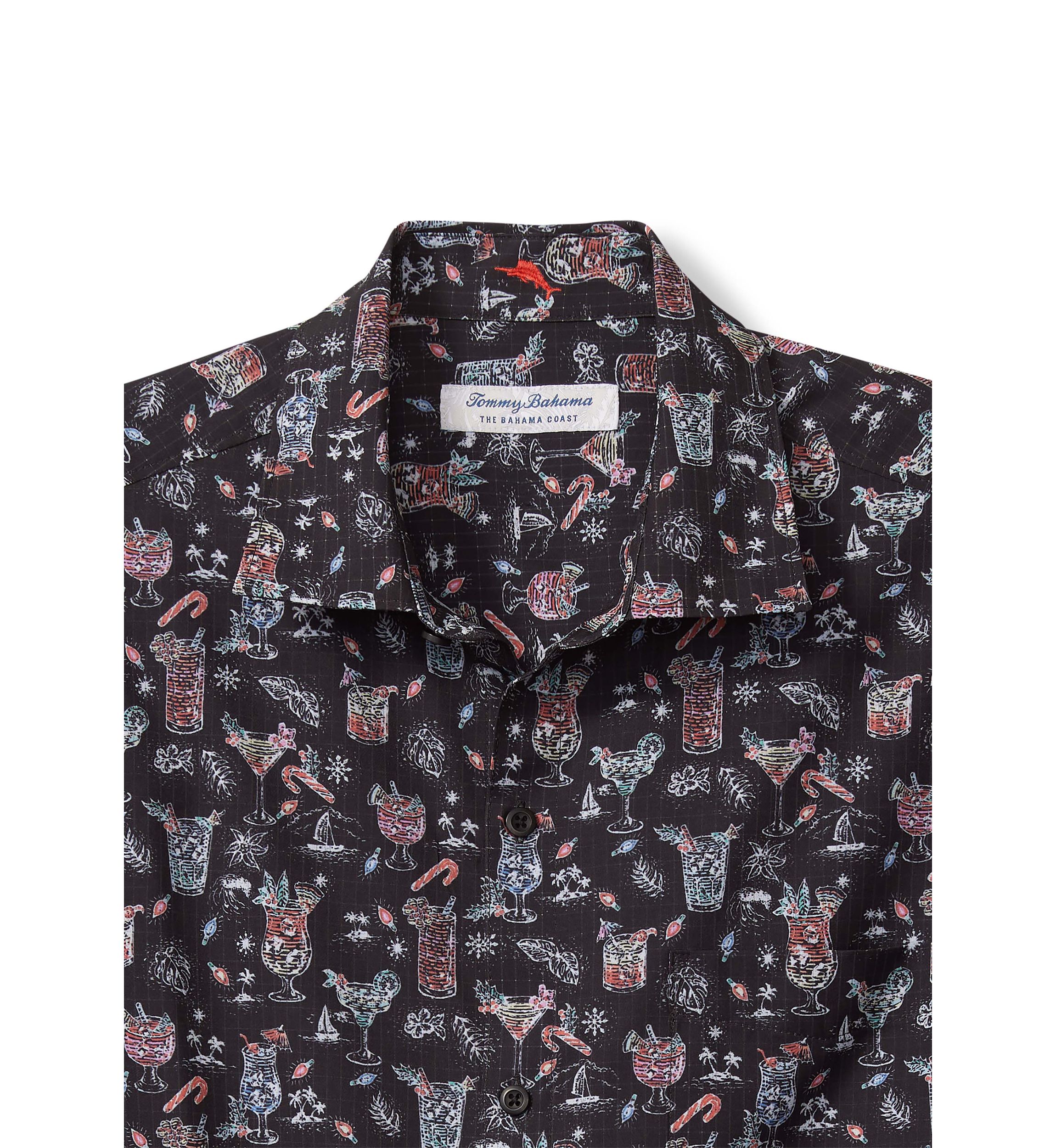 Big & Tall Short Sleeve Bahama Coast Boozy Nights Shirt