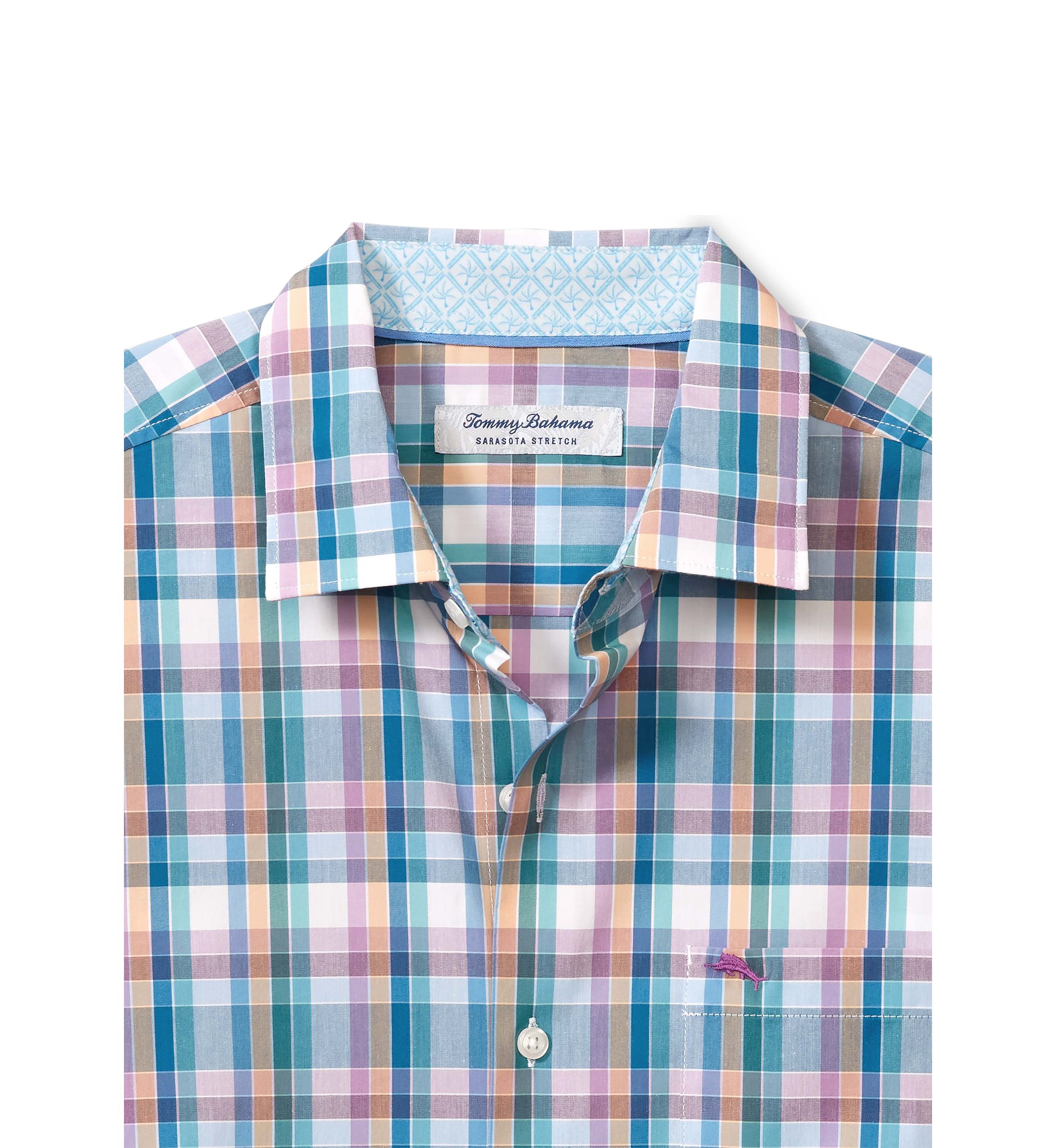 Big & Tall Printed Button Up Shirt 