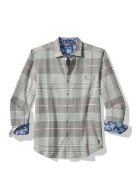 Tommy Bahama Men's Big & Tall Canyon Beach Sylvania Plaid Shirt