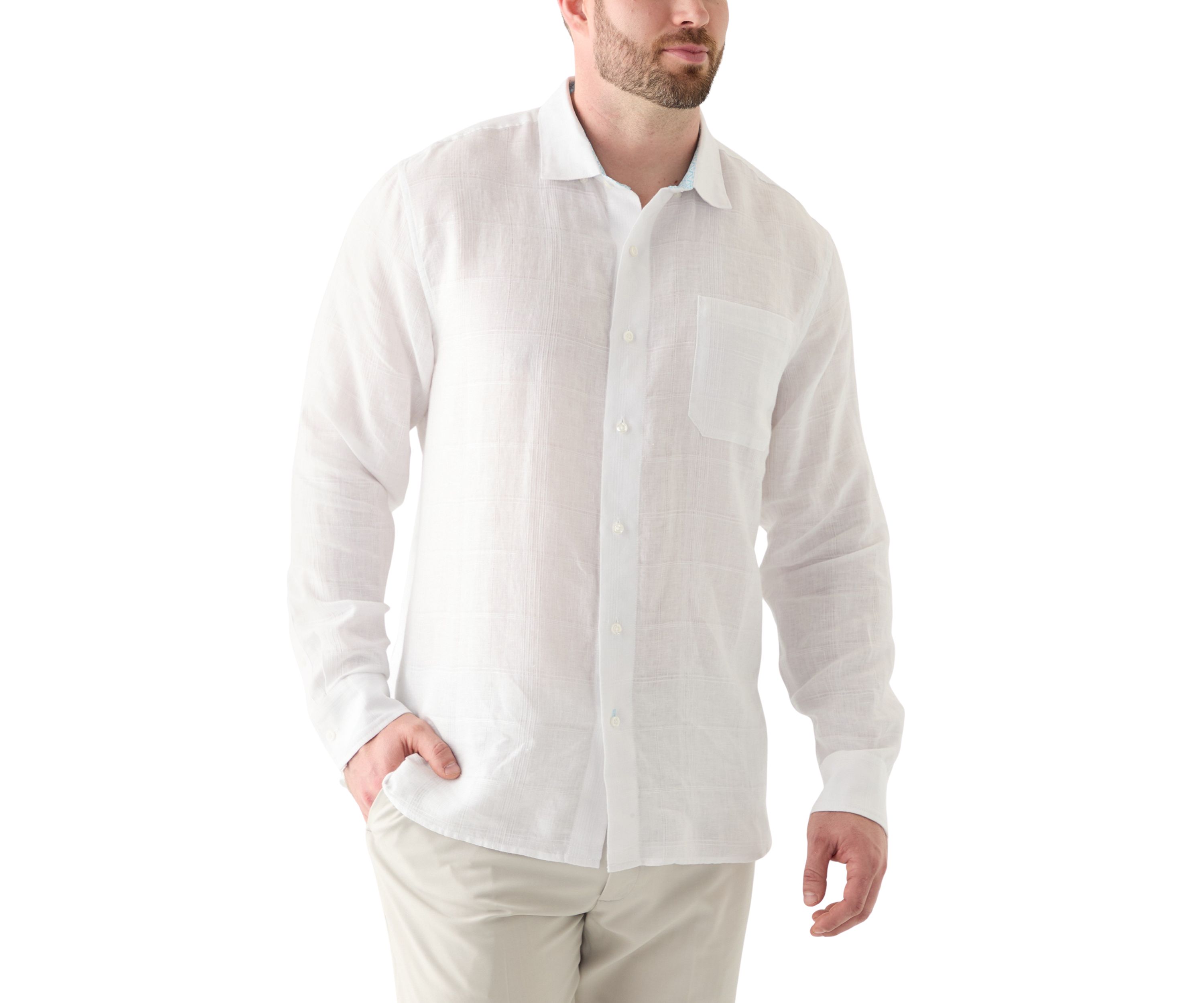 Big & Tall Pardisio Linen Button Down Shirt