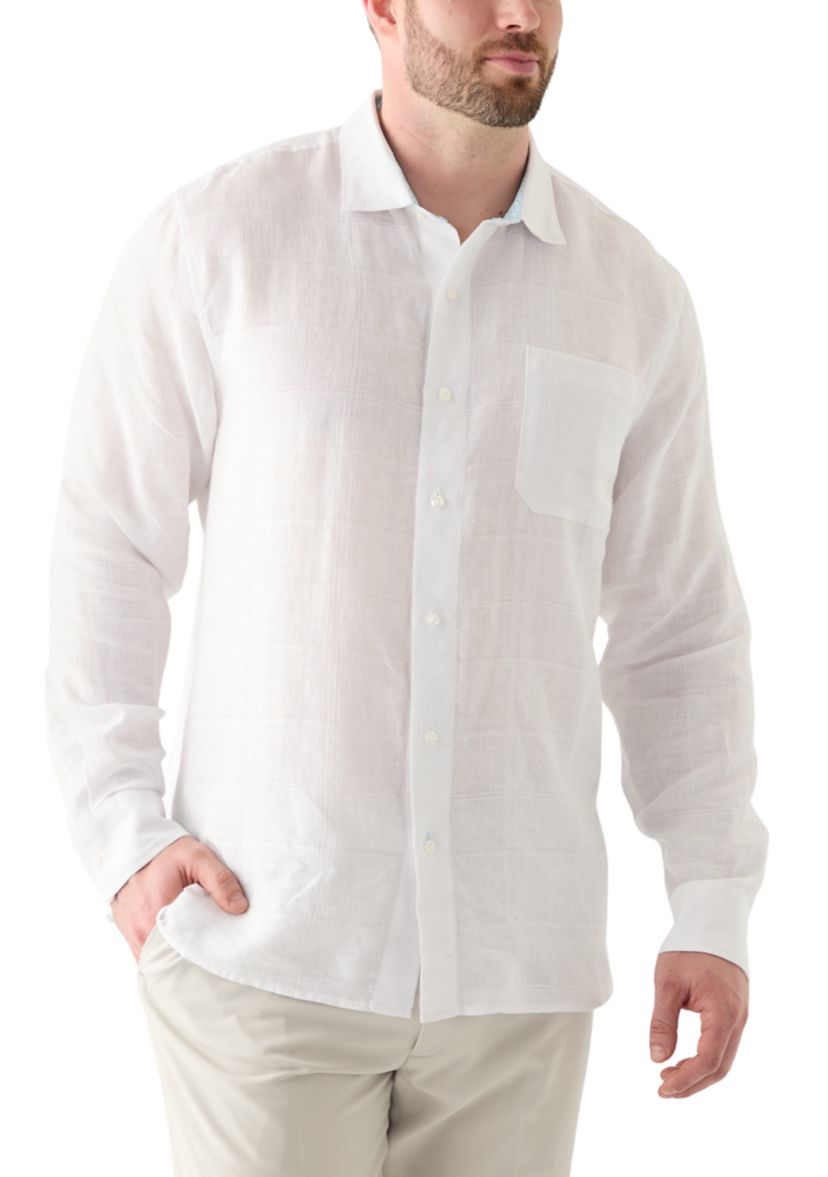 Big & Tall Pardisio Linen Button Down Shirt