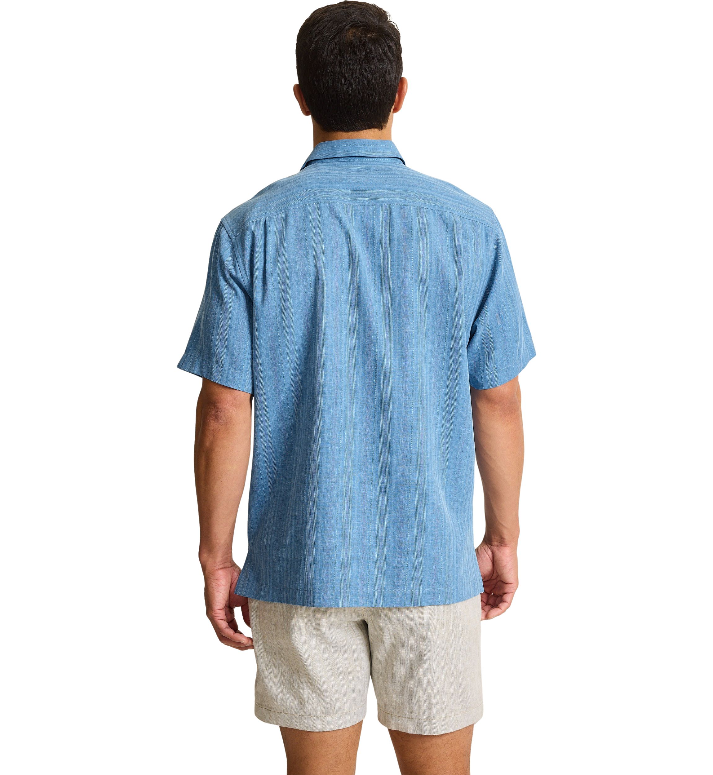 Big & Tall Short Sleeve Maui Border Shirt