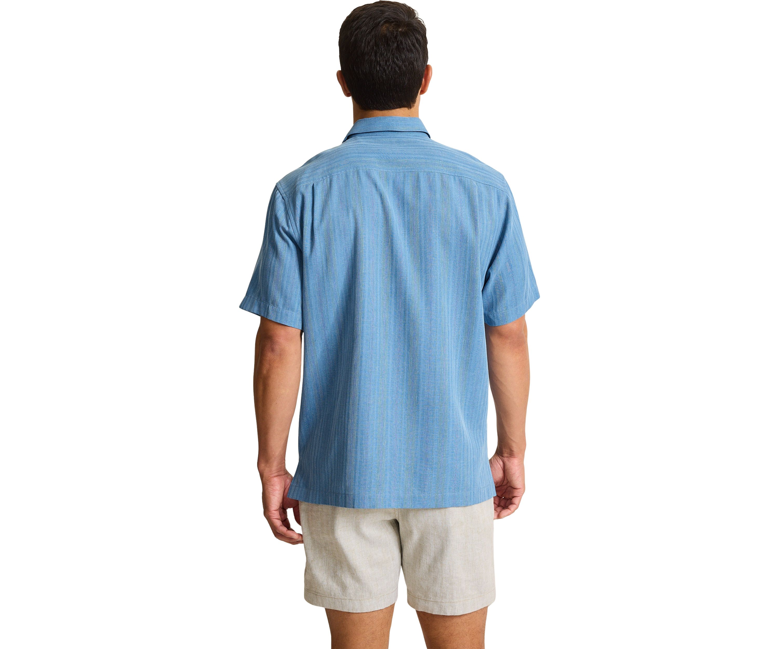 Big & Tall Short Sleeve Maui Border Shirt