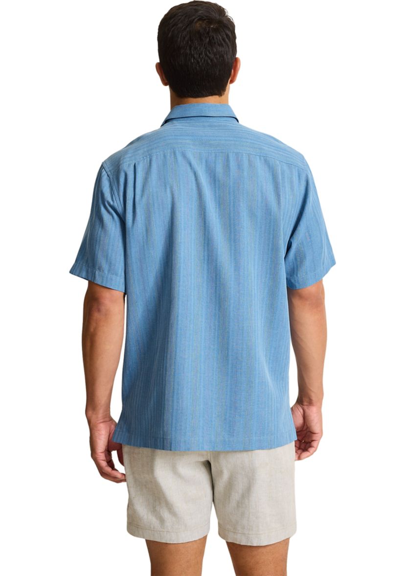 Big & Tall Short Sleeve Maui Border Shirt
