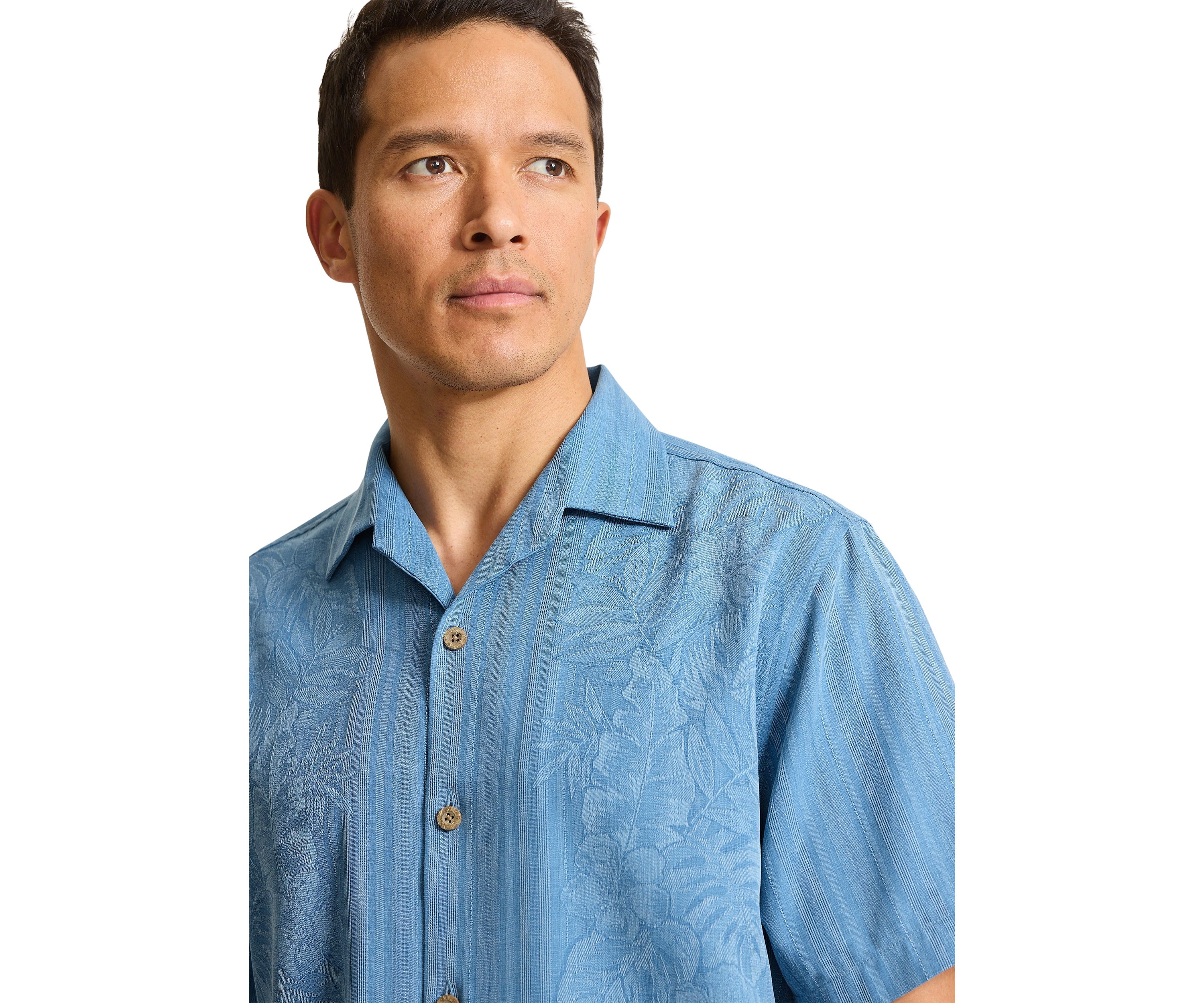 Big & Tall Short Sleeve Maui Border Shirt