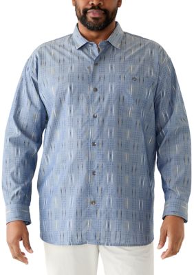 Tommy Bahama Men's Big & Tall Cabrera Striped Button Down Shirt