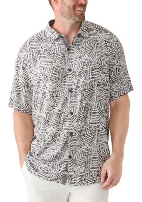 Tommy Bahama Men's Big & Tall Veracruz Sands Island Echo Button Down Shirt