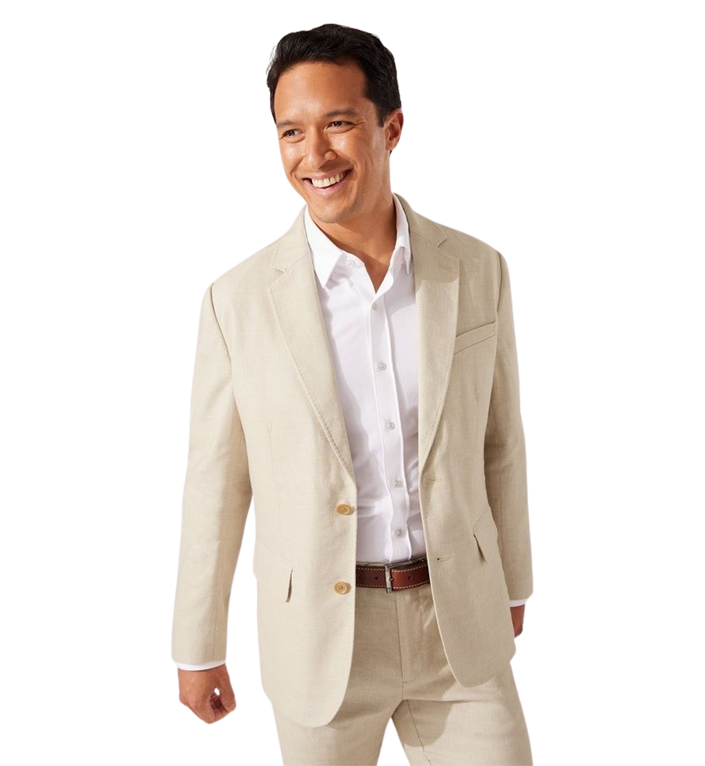 Big & Tall Latigo Beach Linen Blazer