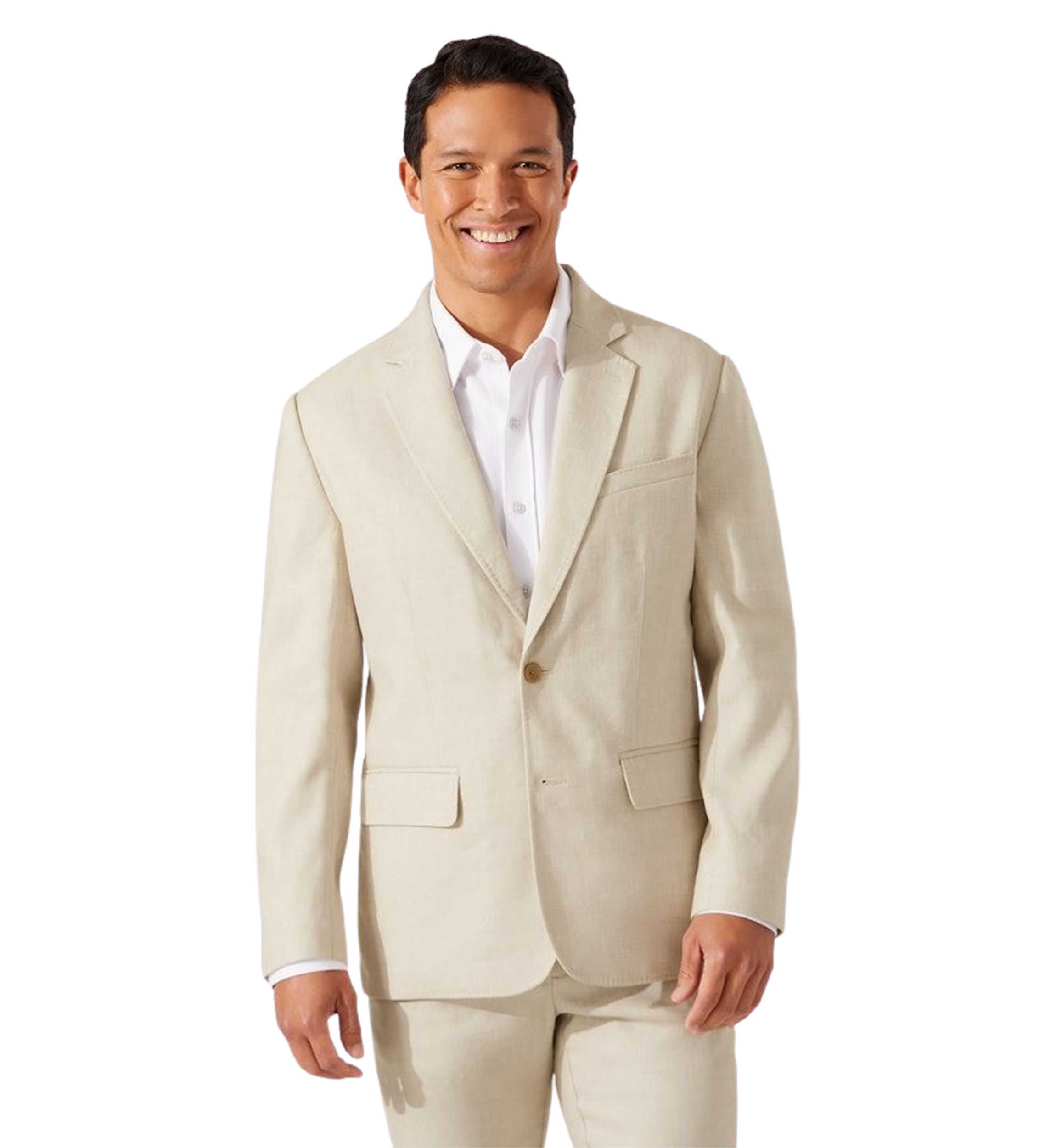 Big & Tall Latigo Beach Linen Blazer