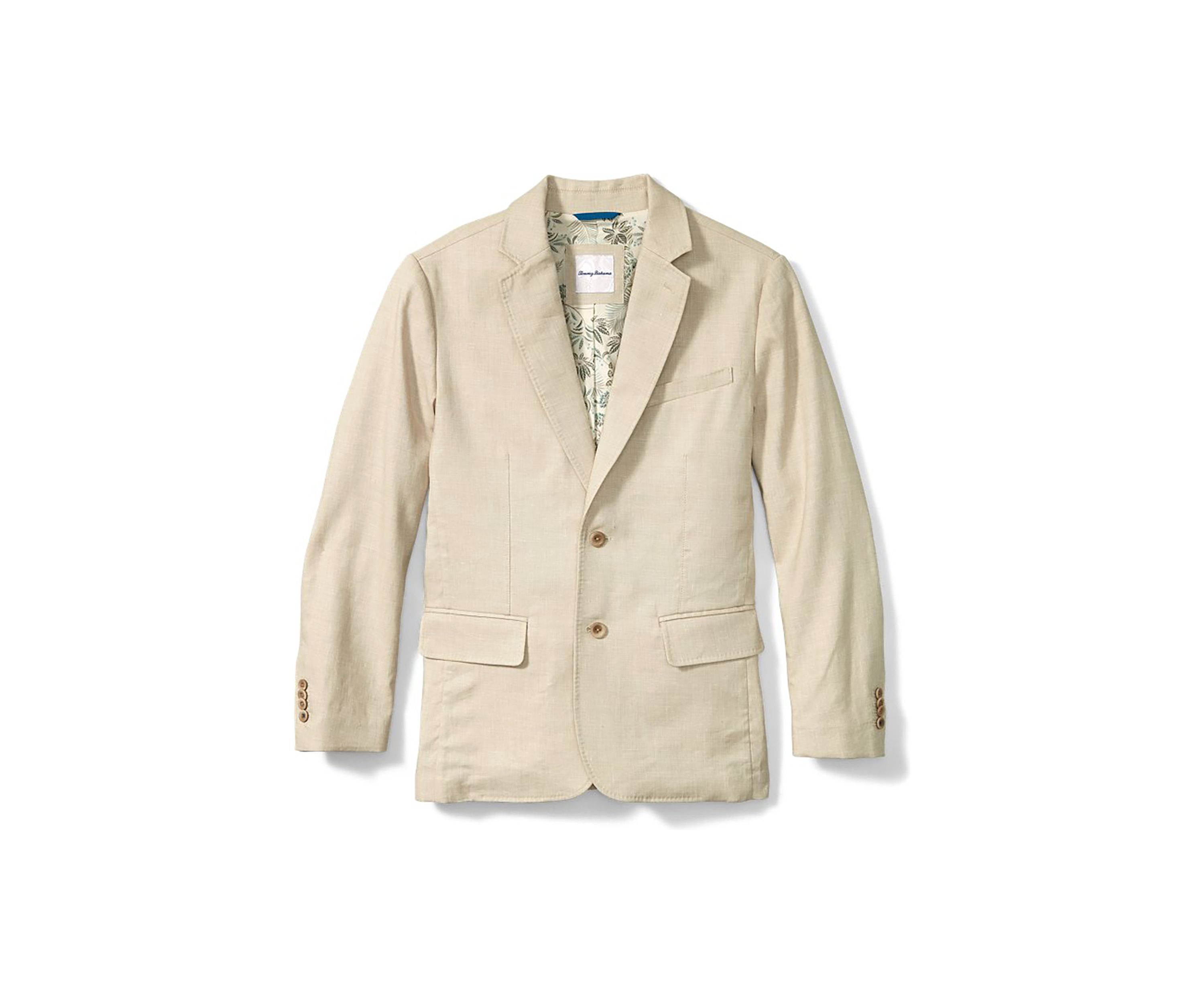 Big & Tall Latigo Beach Linen Blazer