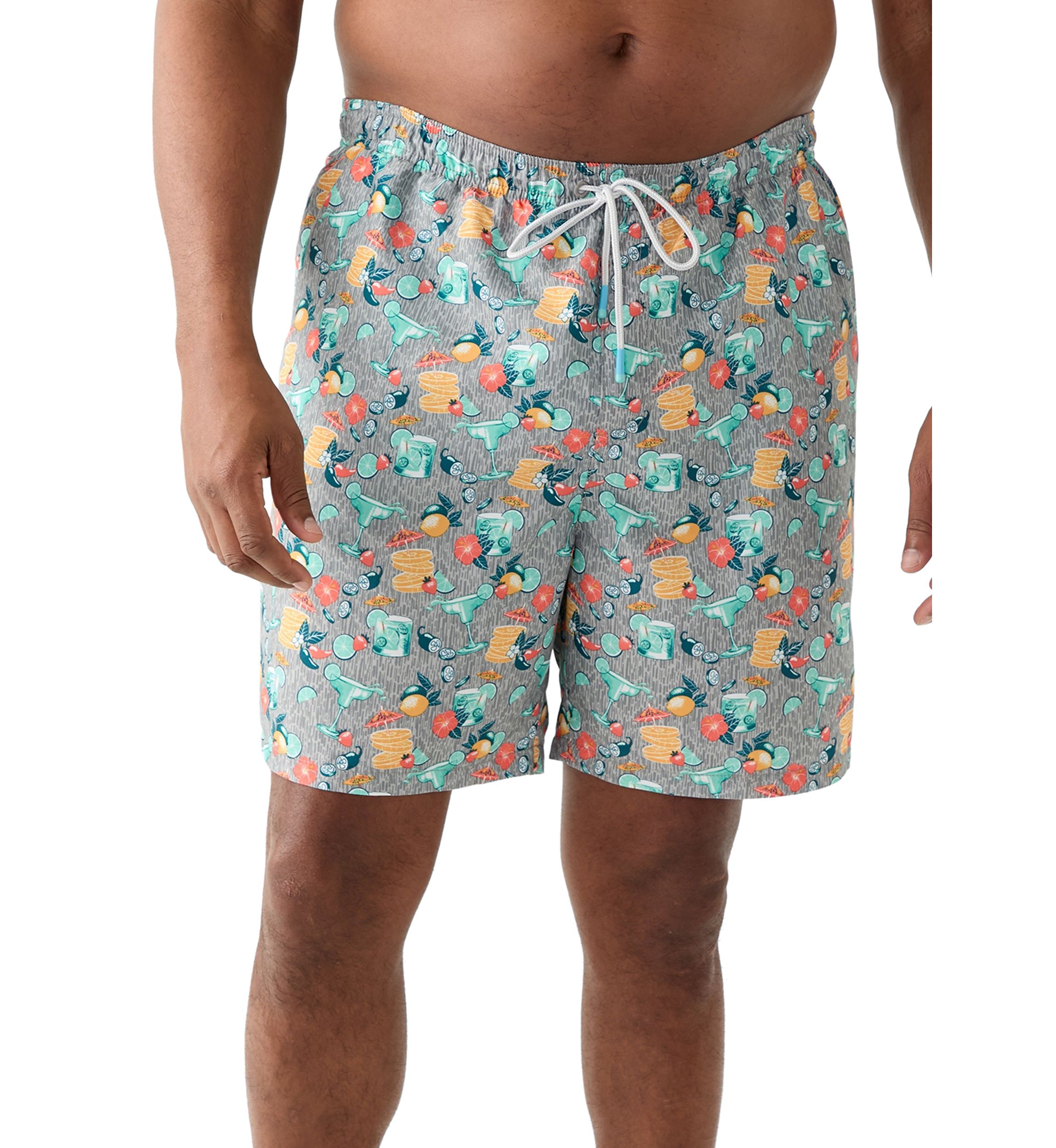 Big & Tall Naples Tales of a Cocktail Swim Trunks