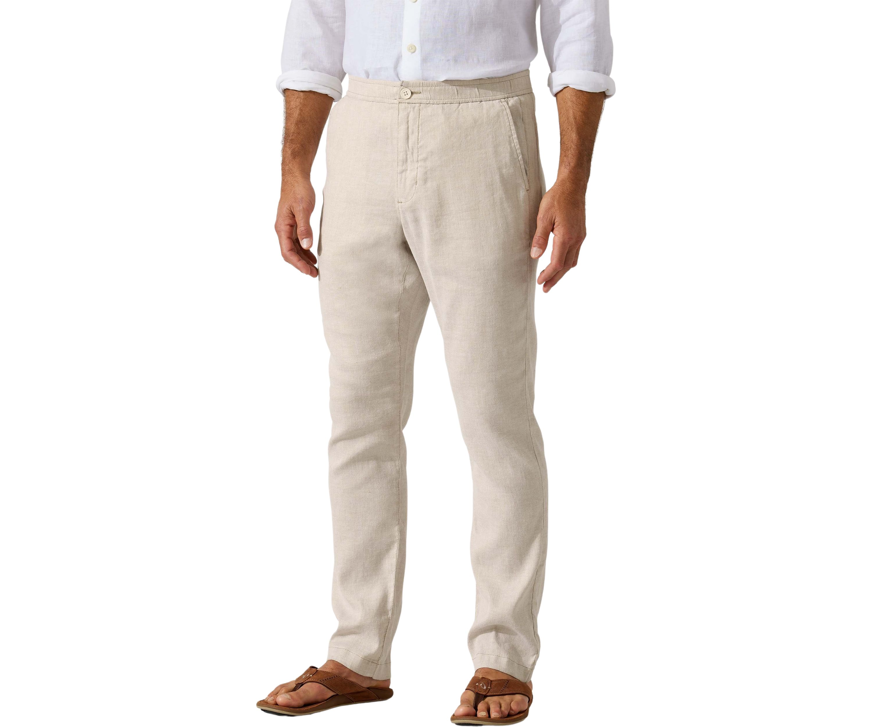 Mens Beach Coast Linen Pants