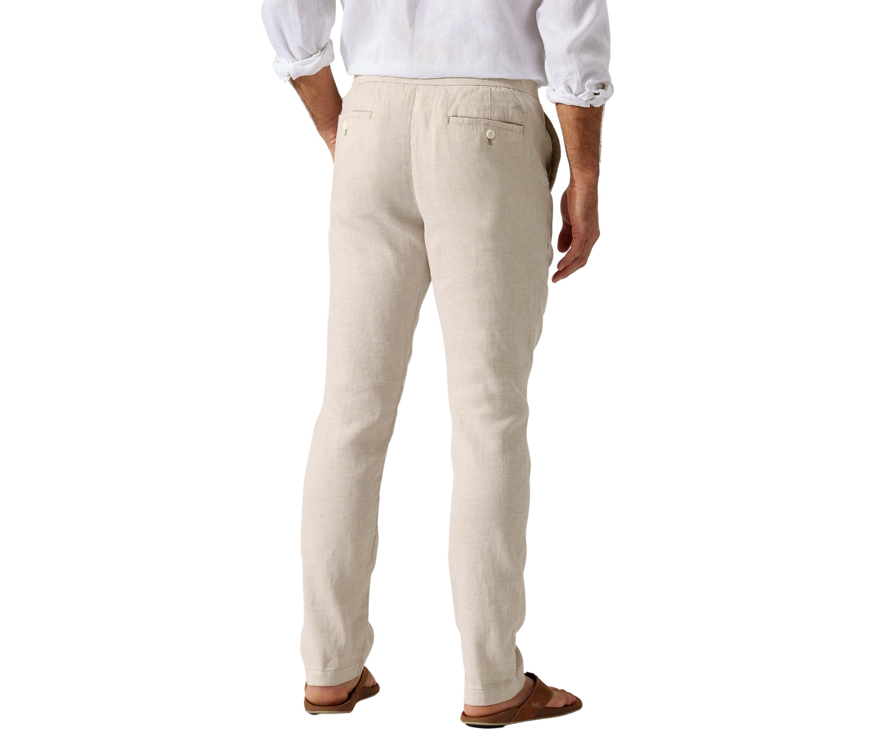 Mens Beach Coast Linen Pants
