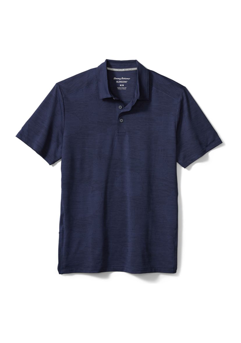 Mens IslandZone® Palm Coast Delray Frond Polo Shirt