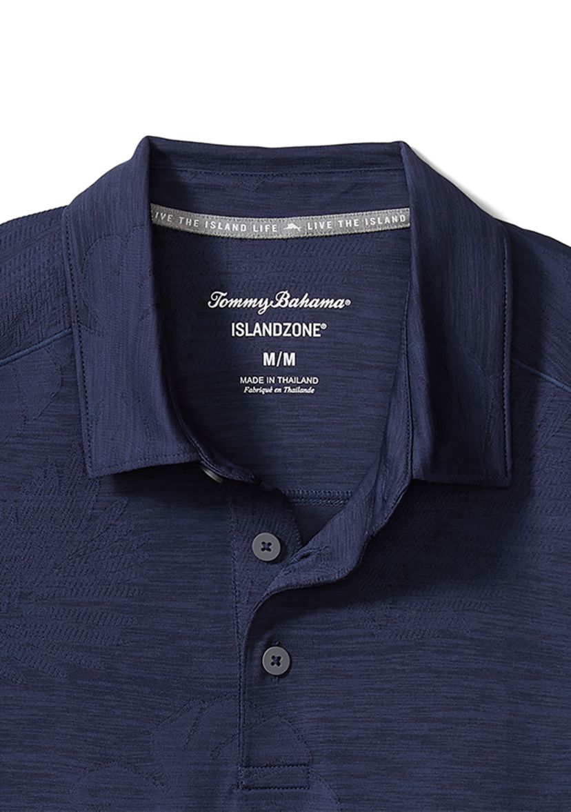 Mens IslandZone® Palm Coast Delray Frond Polo Shirt