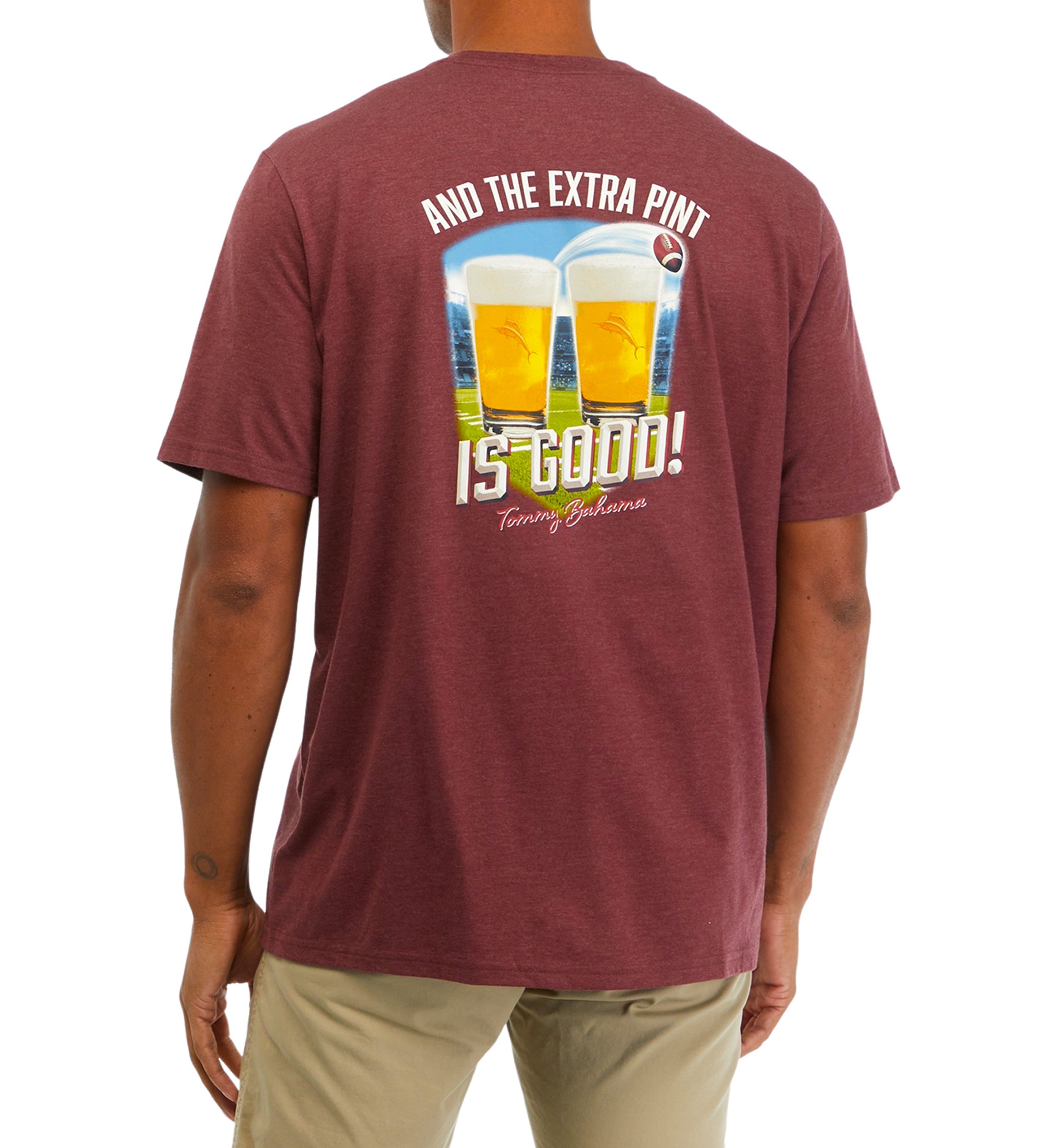 Mens Short Sleeve Extra Pint is Good Graphic T-Shirt