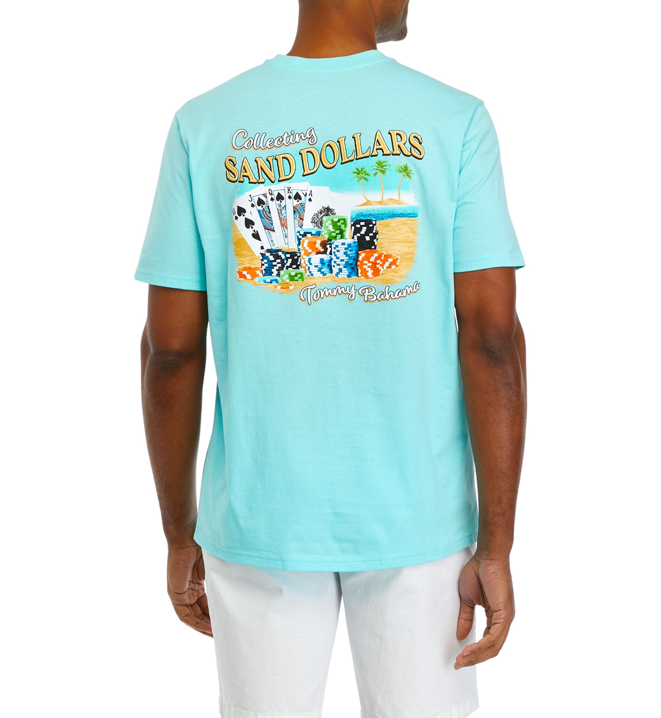 Mens Collecting Sand Dollars Graphic T-Shirt