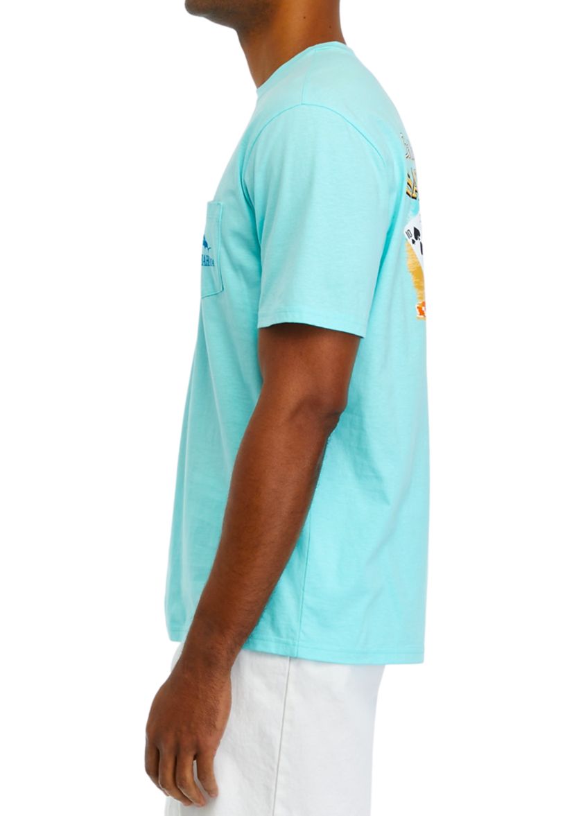 Mens Collecting Sand Dollars Graphic T-Shirt