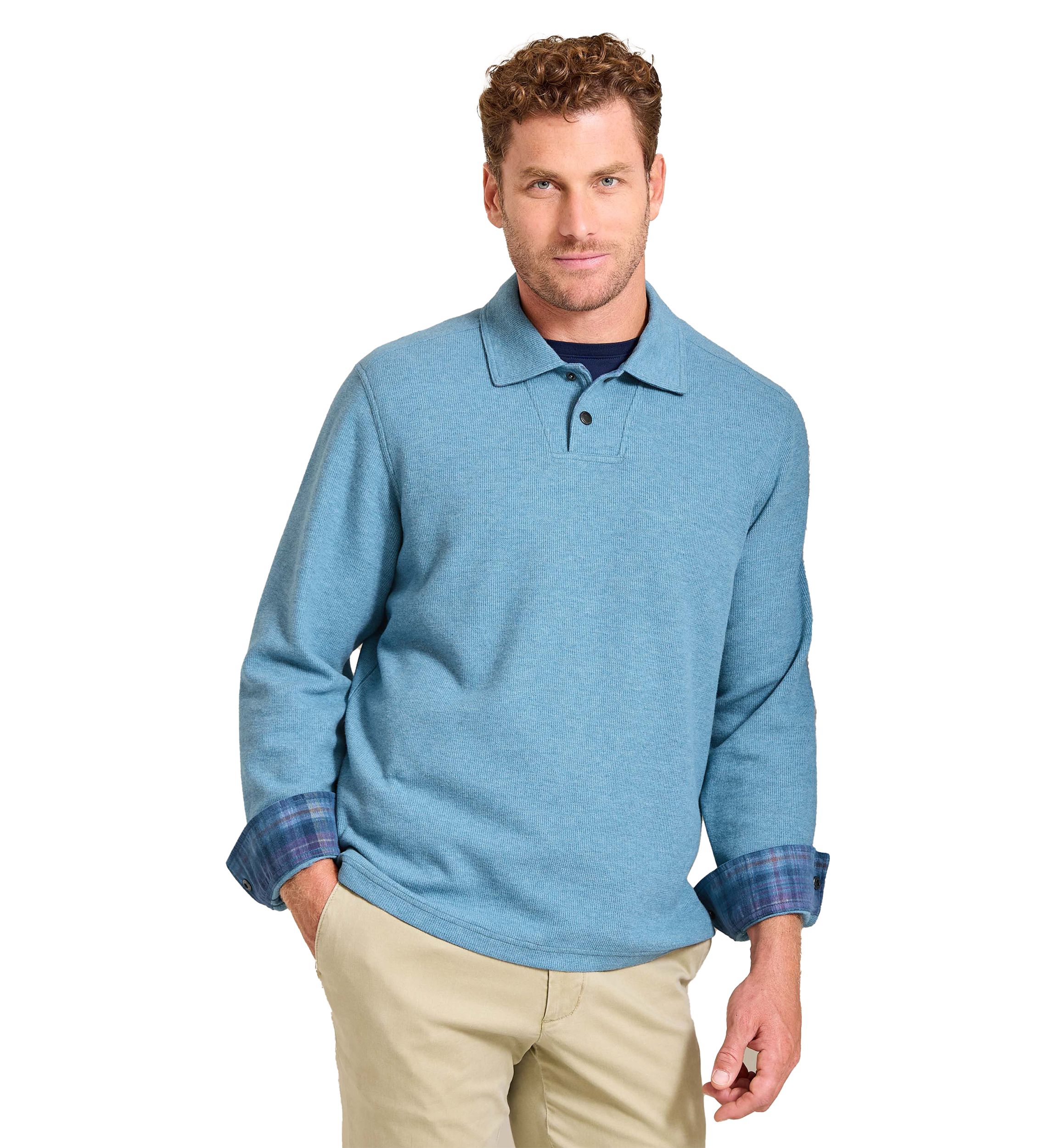 Mens Long Sleeve Las Arias Polo Shirt