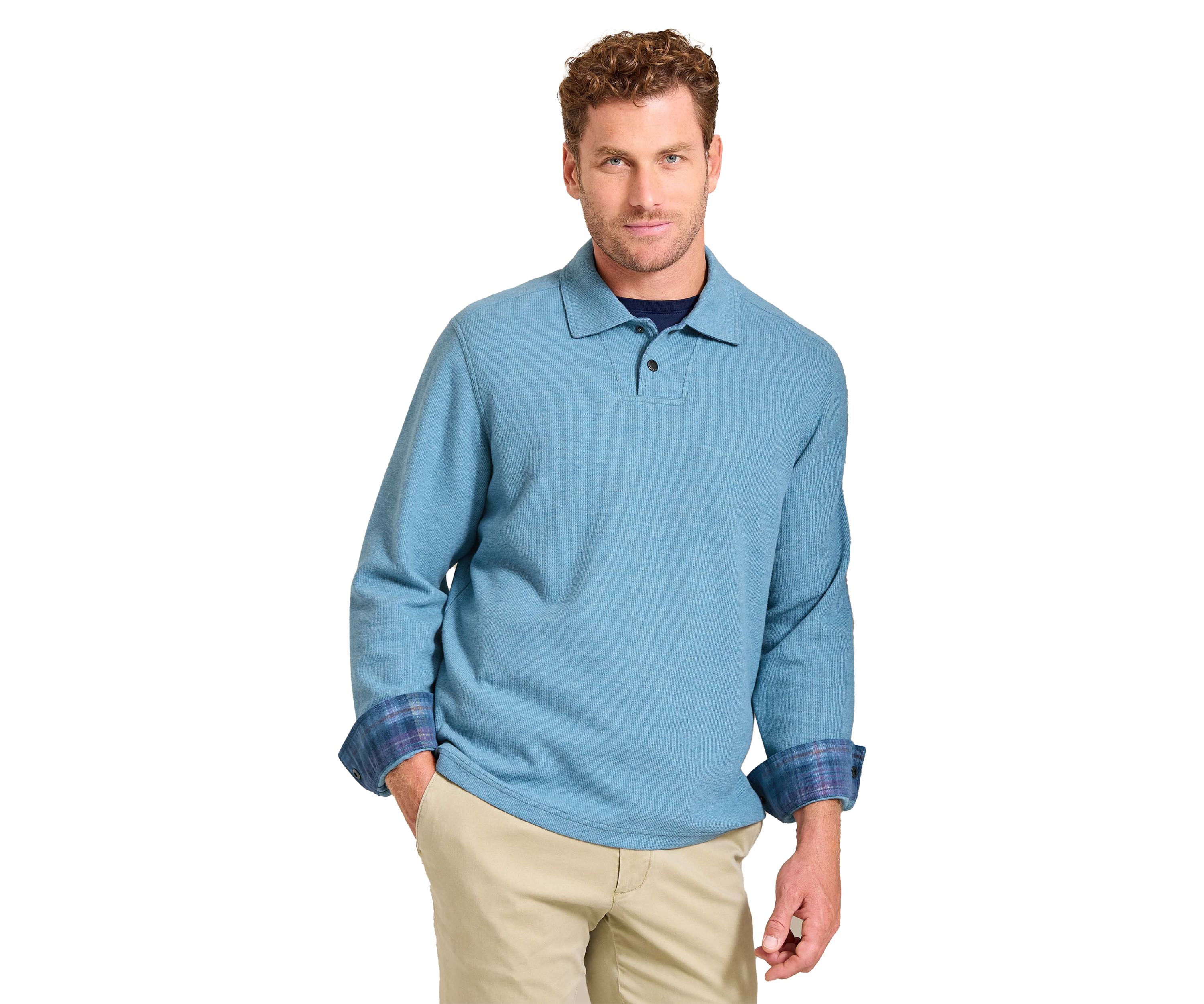 Mens Long Sleeve Las Arias Polo Shirt