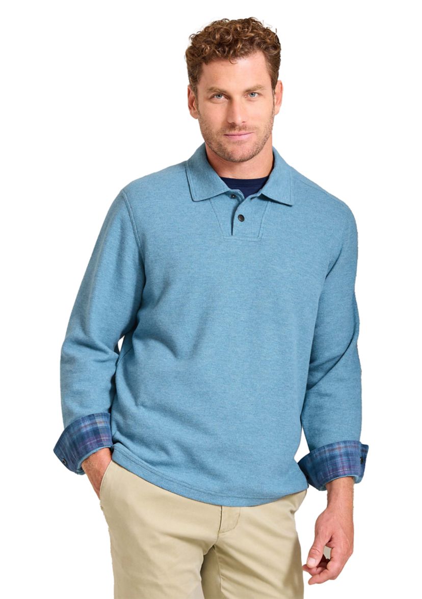 Mens Long Sleeve Las Arias Polo Shirt