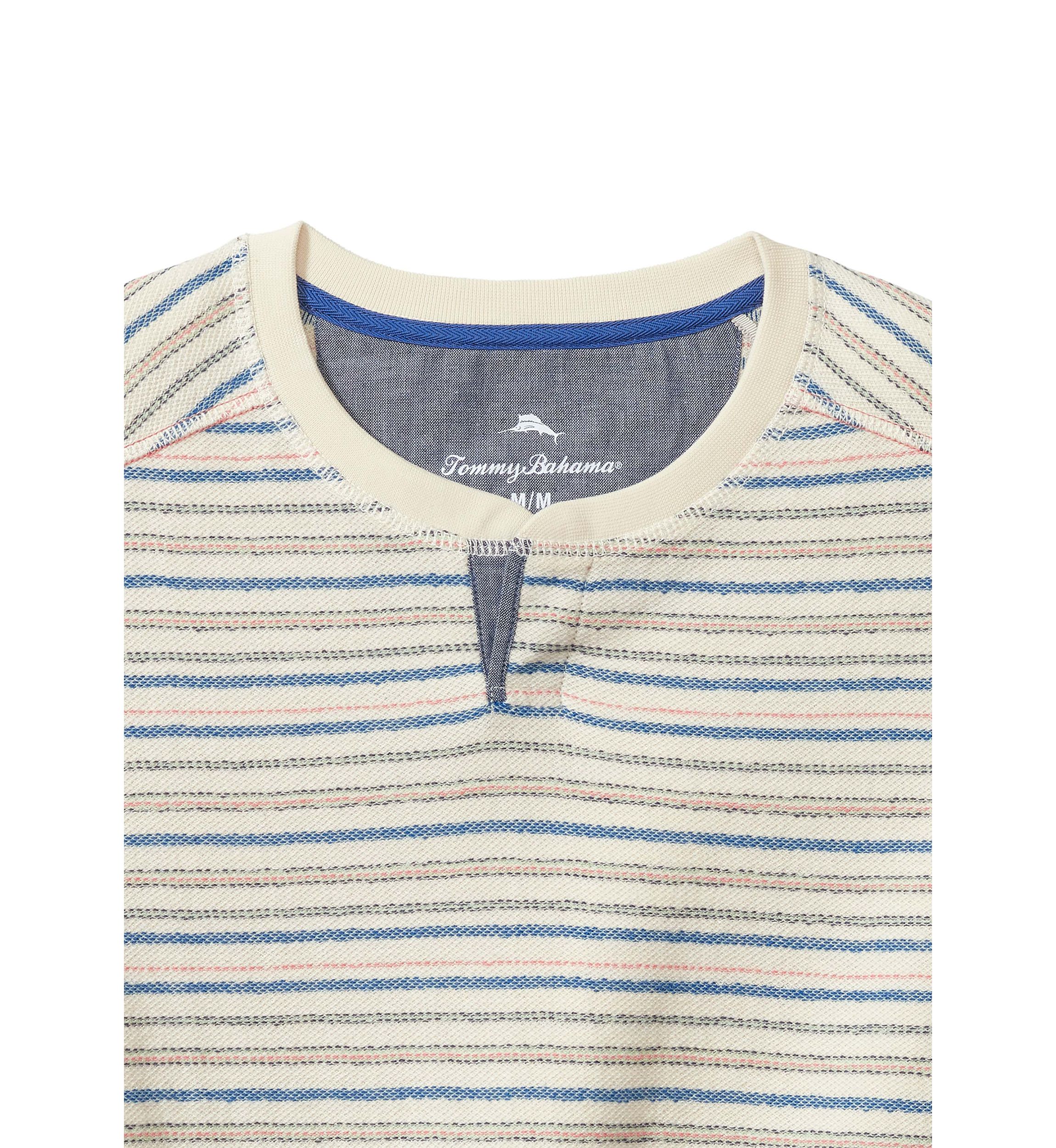 Mens Long Sleeve Striped Knit Pullover