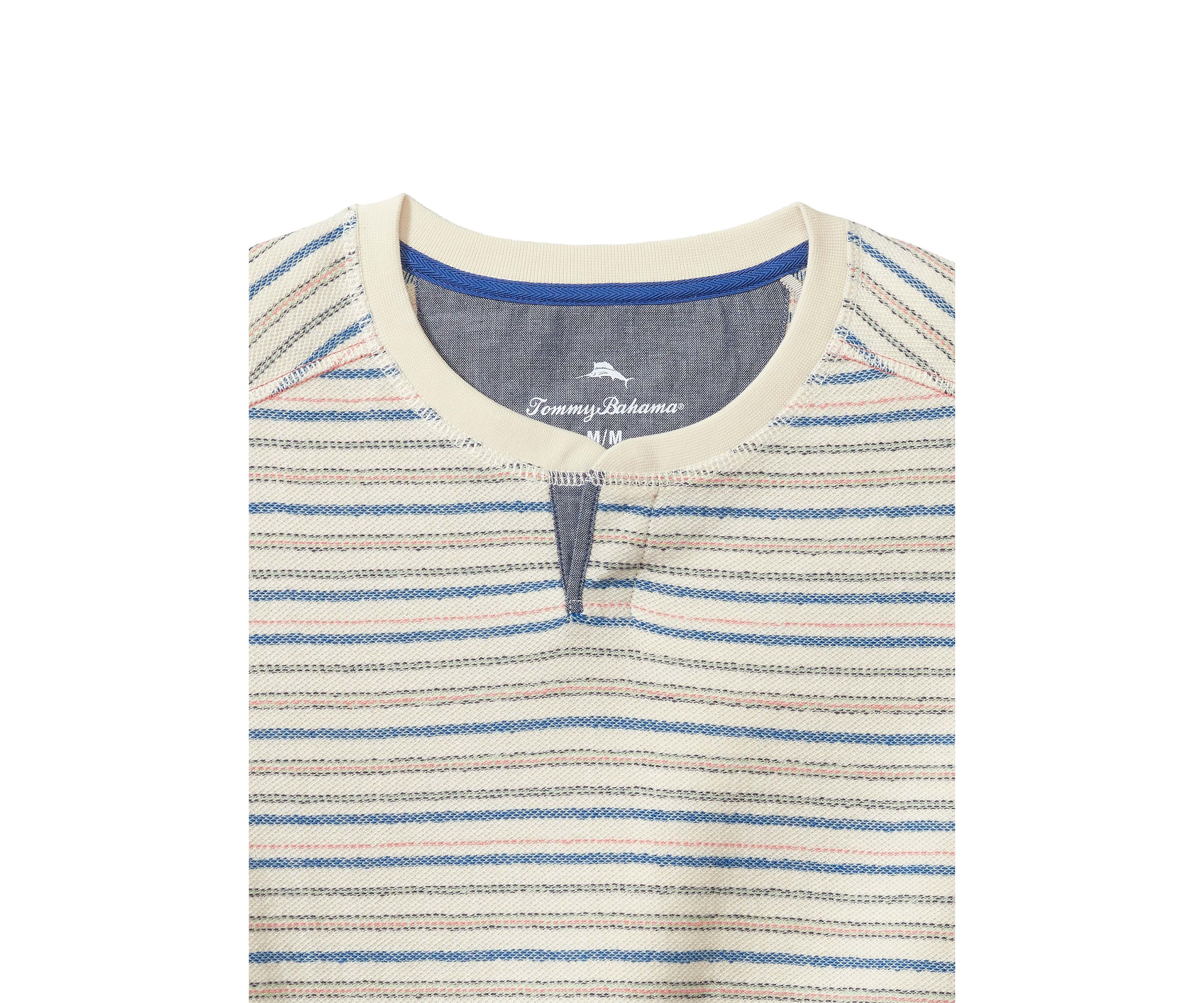 Mens Long Sleeve Striped Knit Pullover