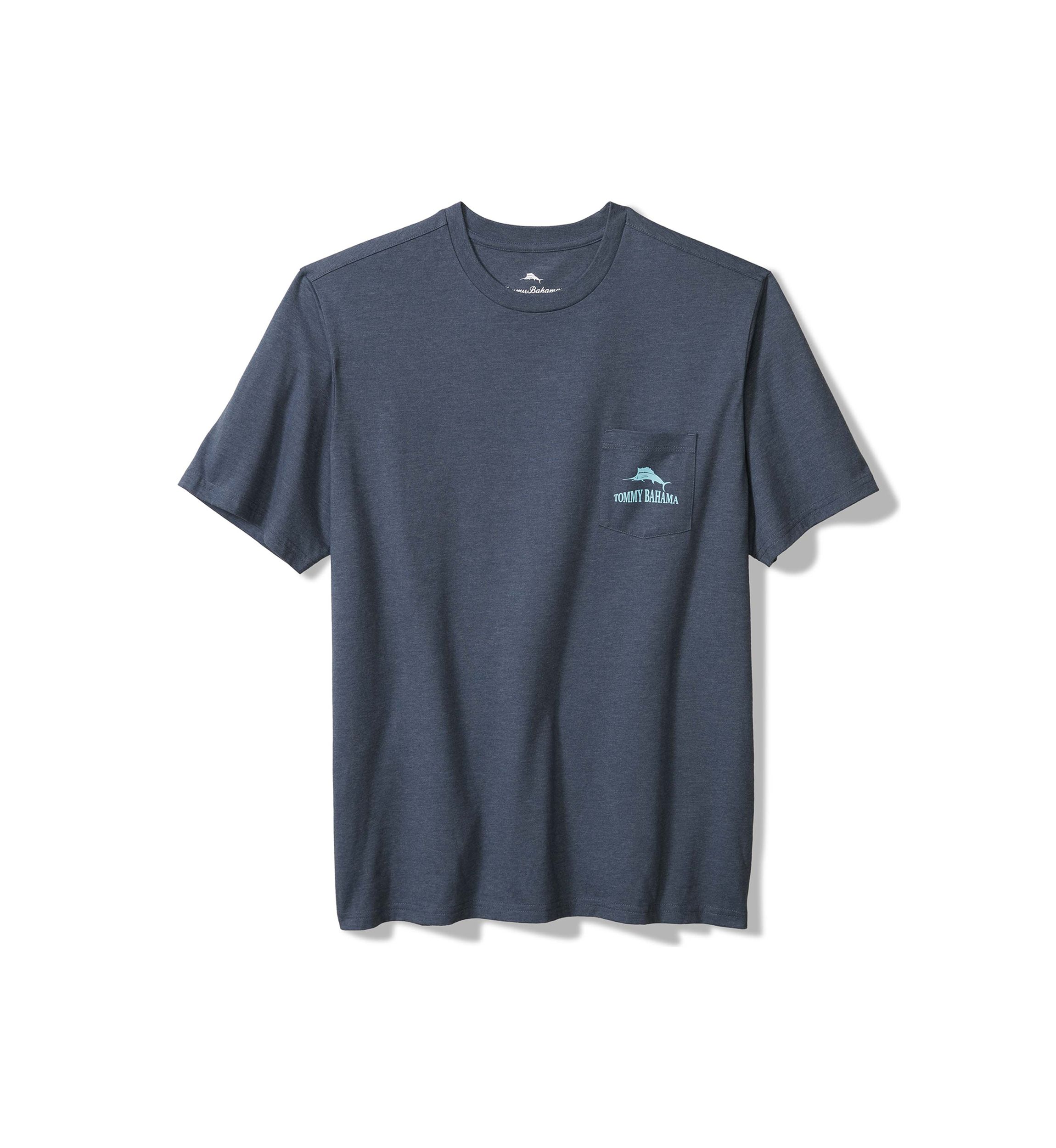 Mens Short Sleeve Rumming Back Dog Graphic T-Shirt