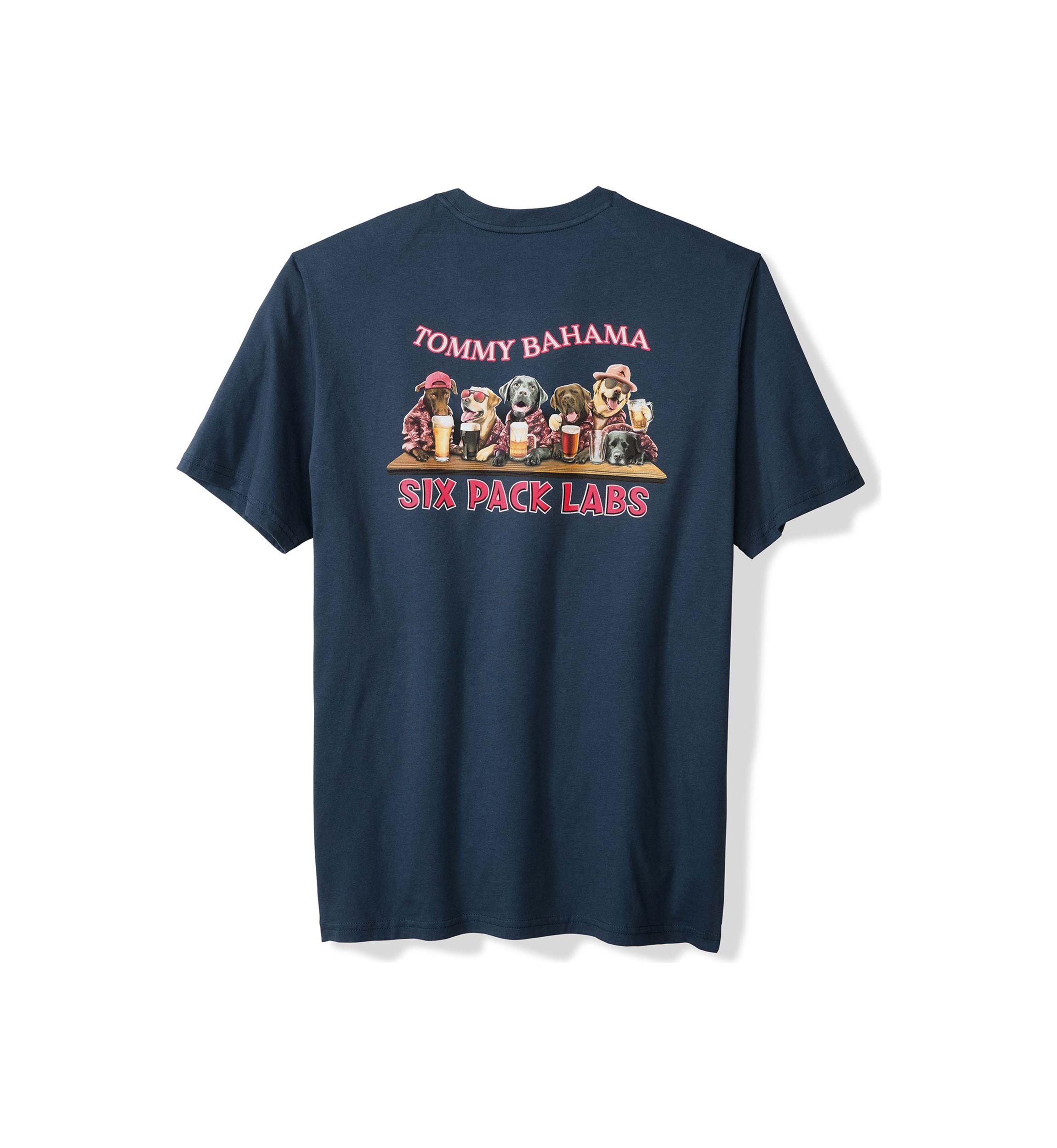 Mens Short Sleeve Six Pack Labs Graphic T-Shirt