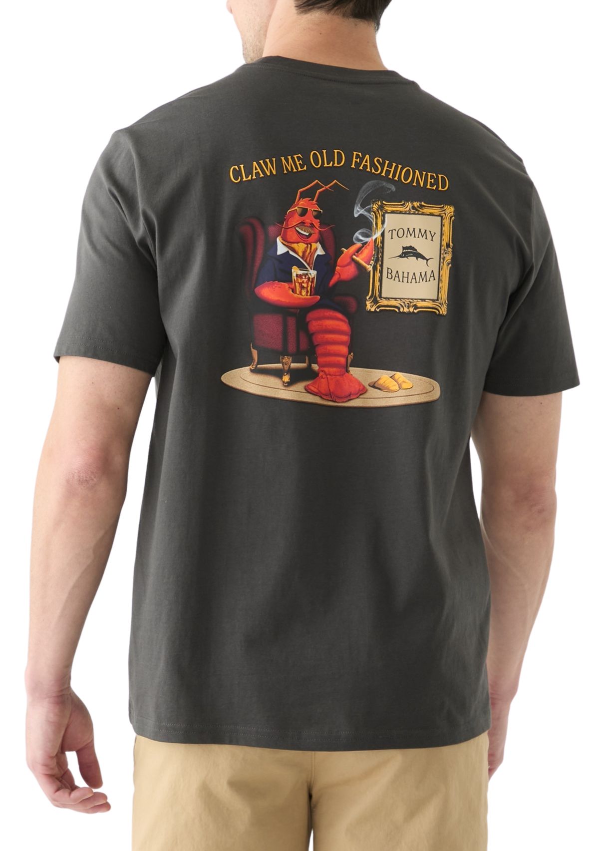 Mens Short Sleeve Claw Me Old Fashioned Graphic T-Shirt