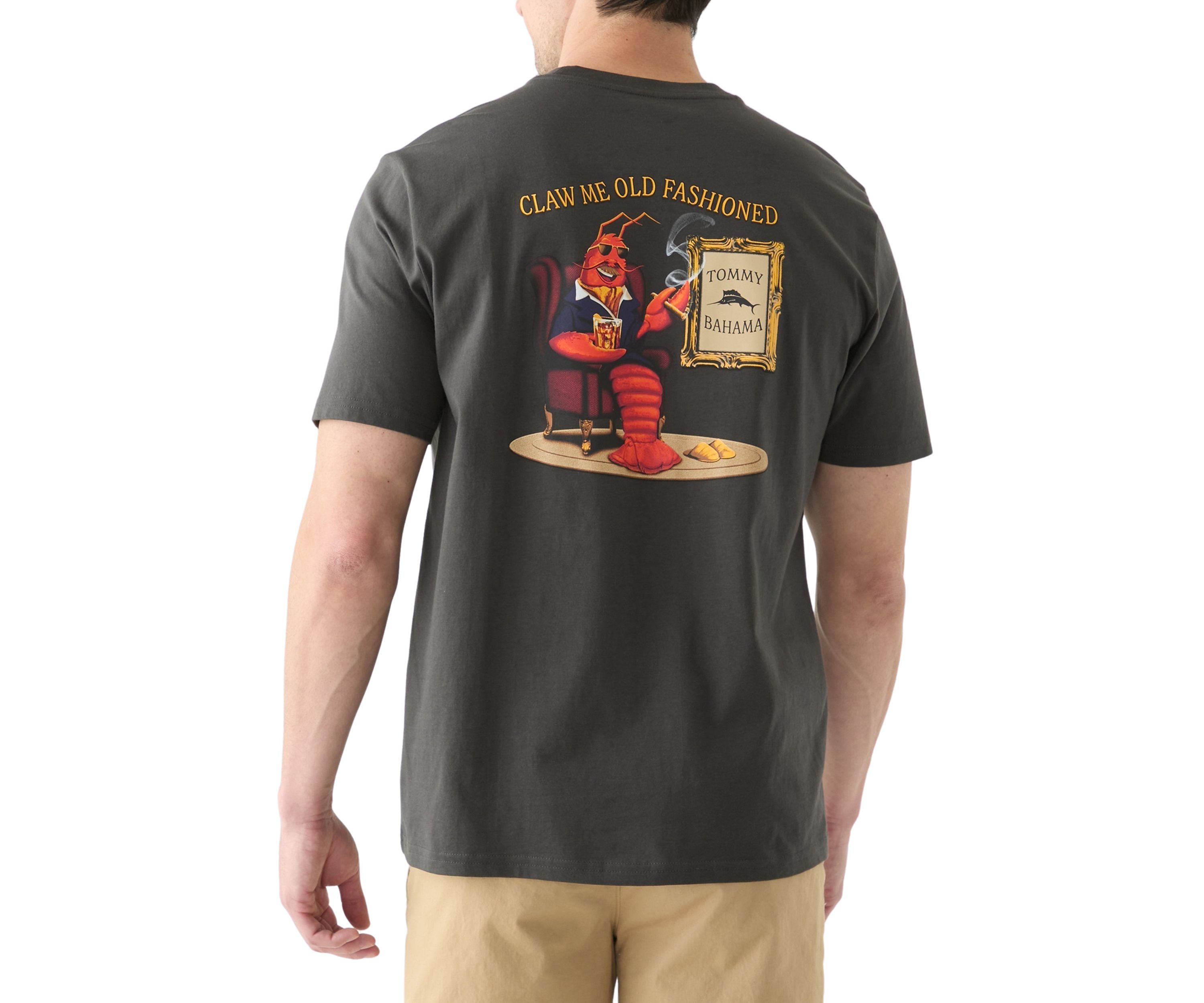 Mens Short Sleeve Claw Me Old Fashioned Graphic T-Shirt