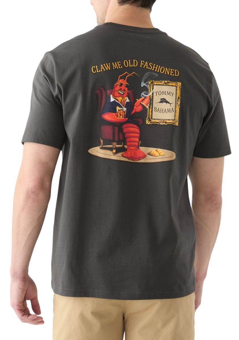 Mens Short Sleeve Claw Me Old Fashioned Graphic T-Shirt