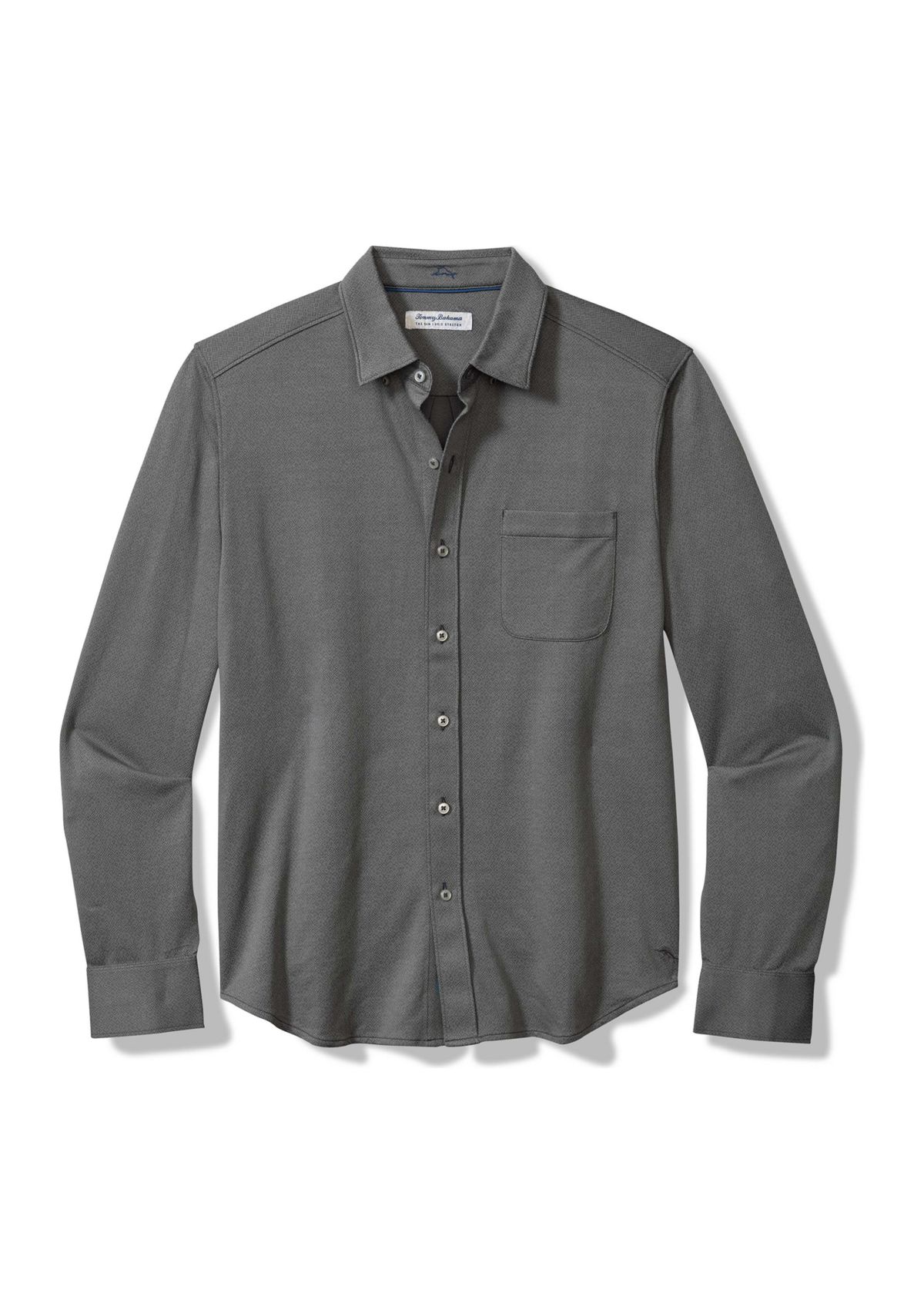 San Lucio Diamond Isles Knit Stretch Shirt