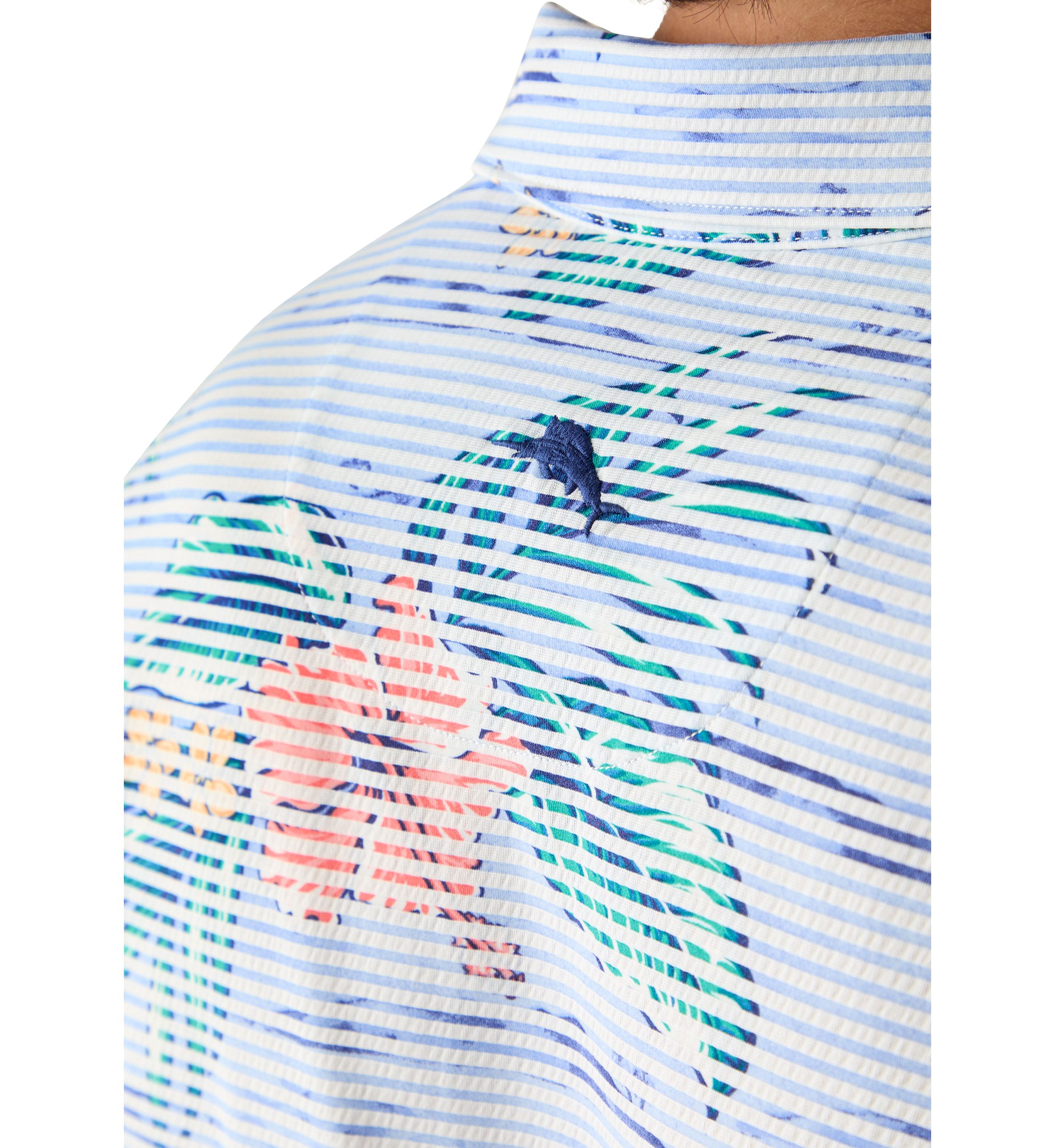 Mens Costa Wave Isle Camo Polo Shirt