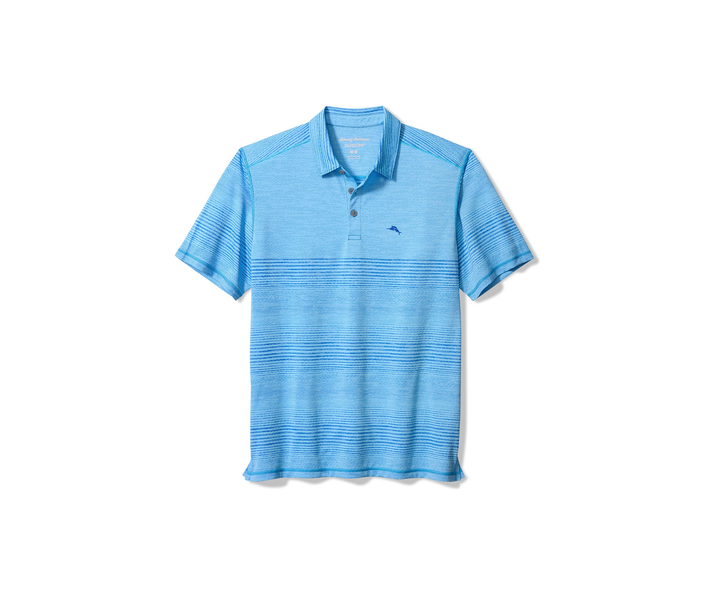 Mens Sea Island Stripe Polo Shirt