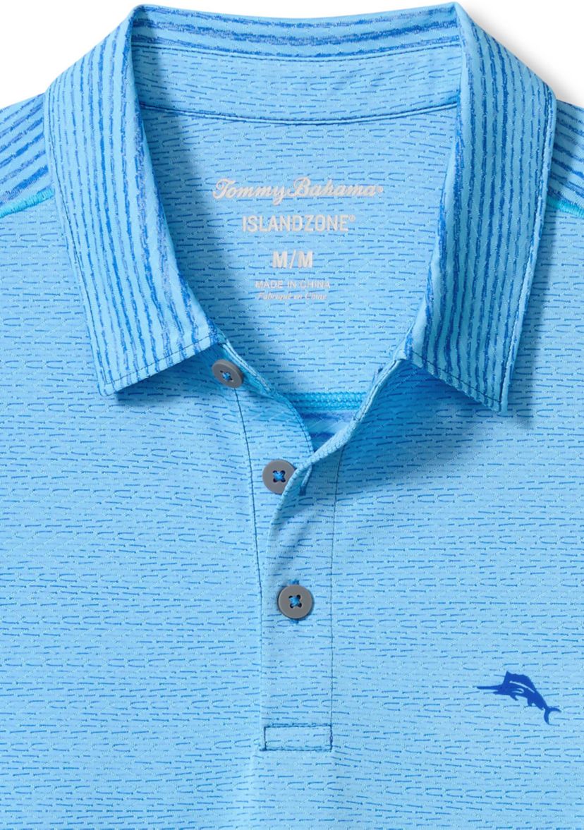 Mens Sea Island Stripe Polo Shirt