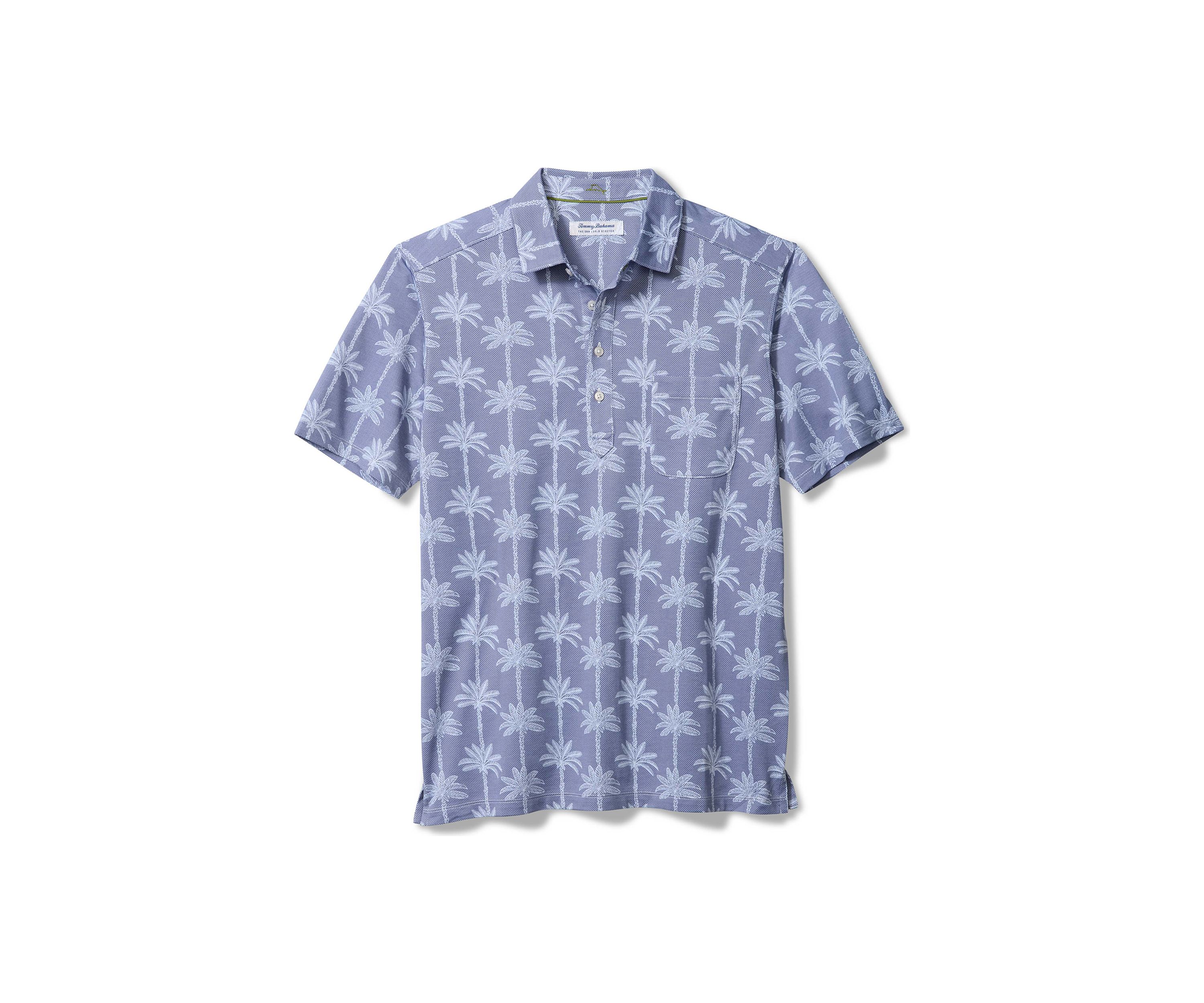Mens San Lucio Palm Lane Printed Polo Shirt