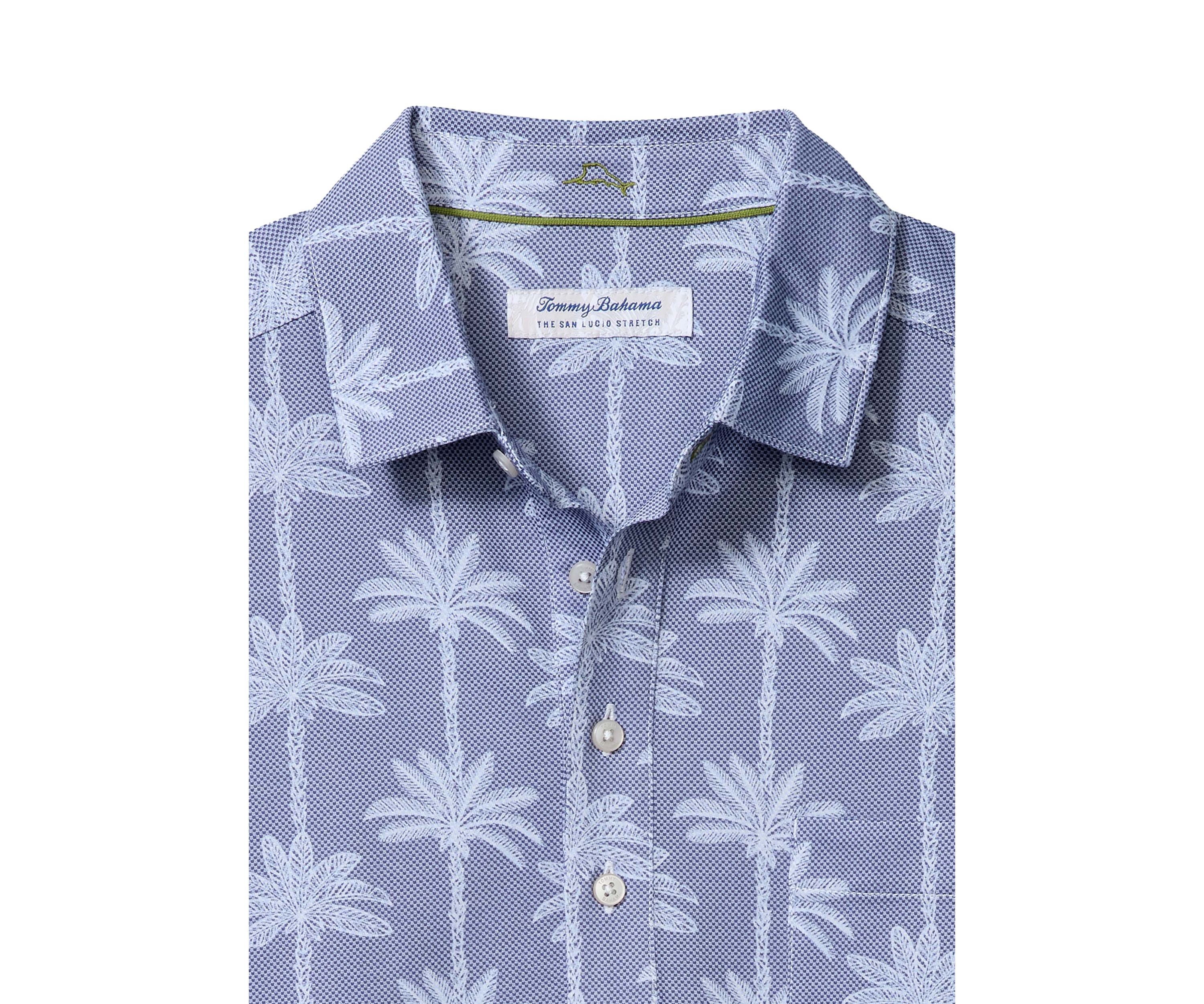 Mens San Lucio Palm Lane Printed Polo Shirt