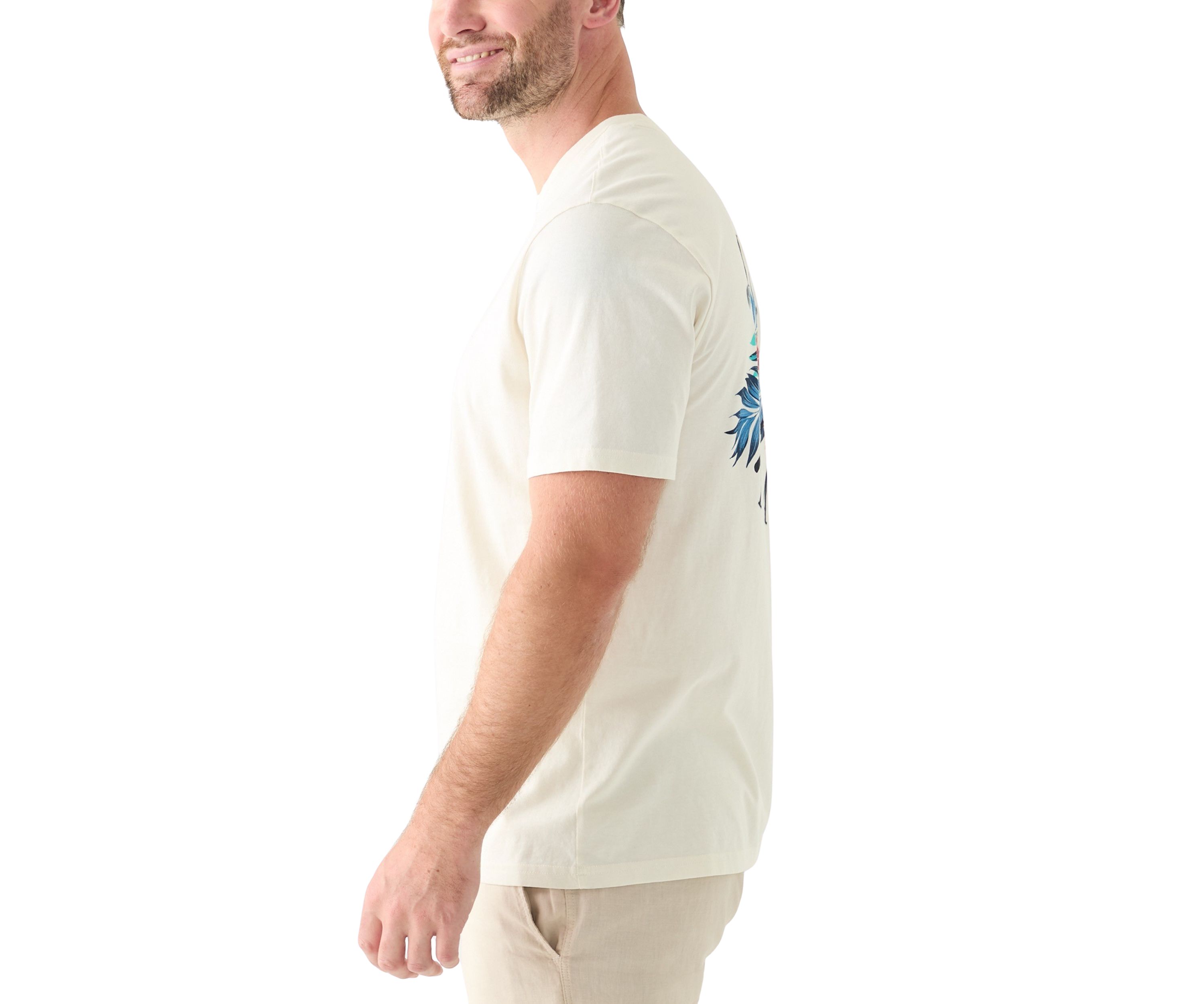 Mens Positano Palms Graphic T-Shirt