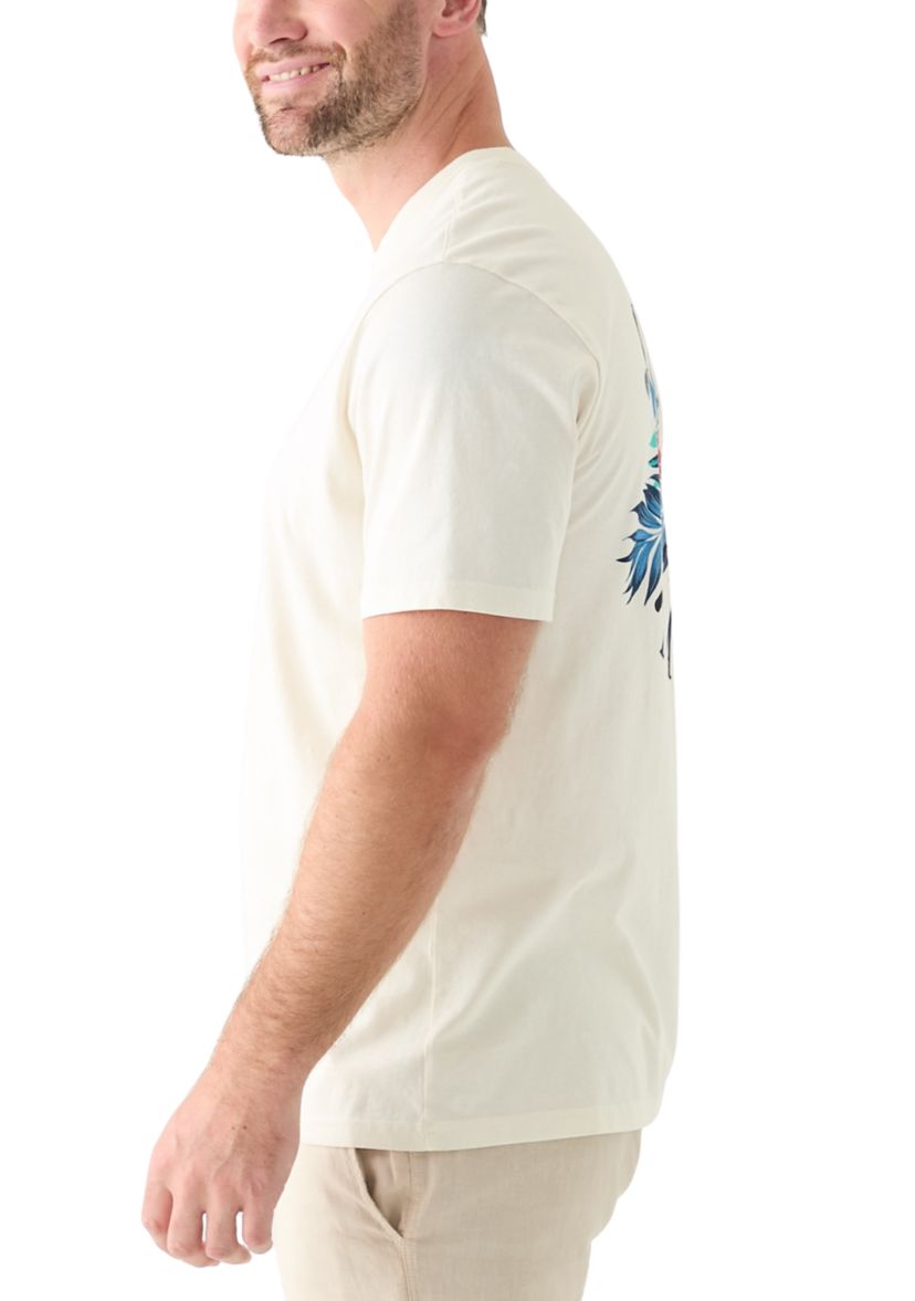 Mens Positano Palms Graphic T-Shirt