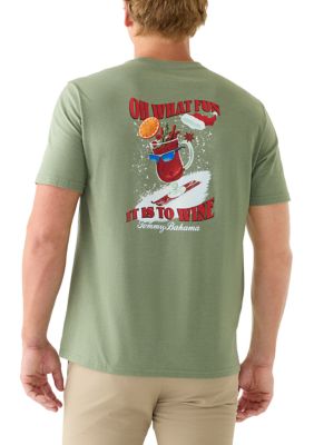 Tommy Bahama Men's Oh What Fun It Is To Wine Graphic T-Shirt