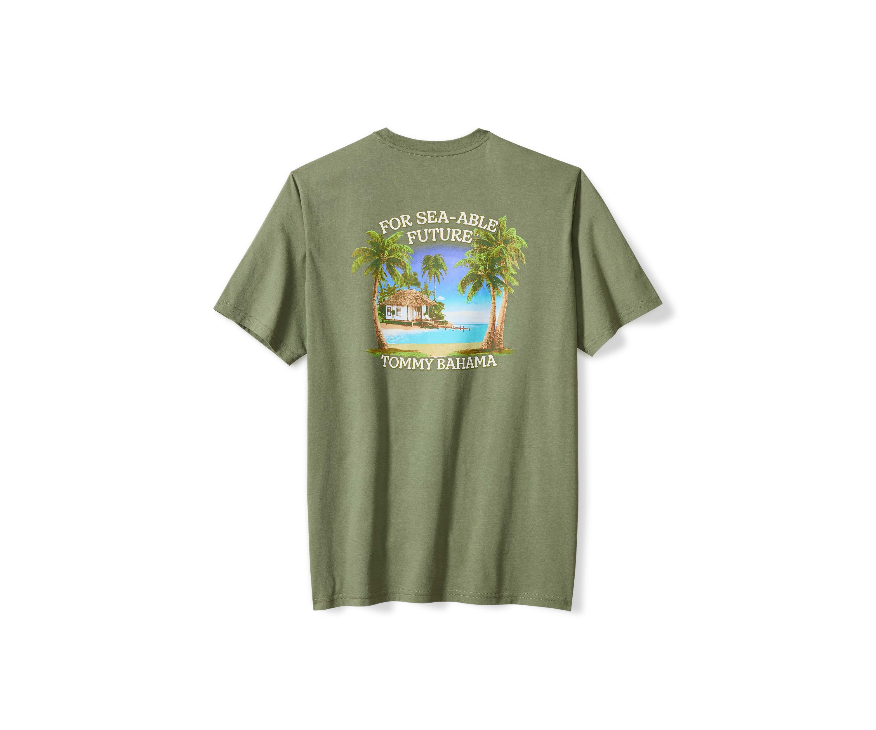 Mens Short Sleeve For-Seable Future Graphic T-Shirt 