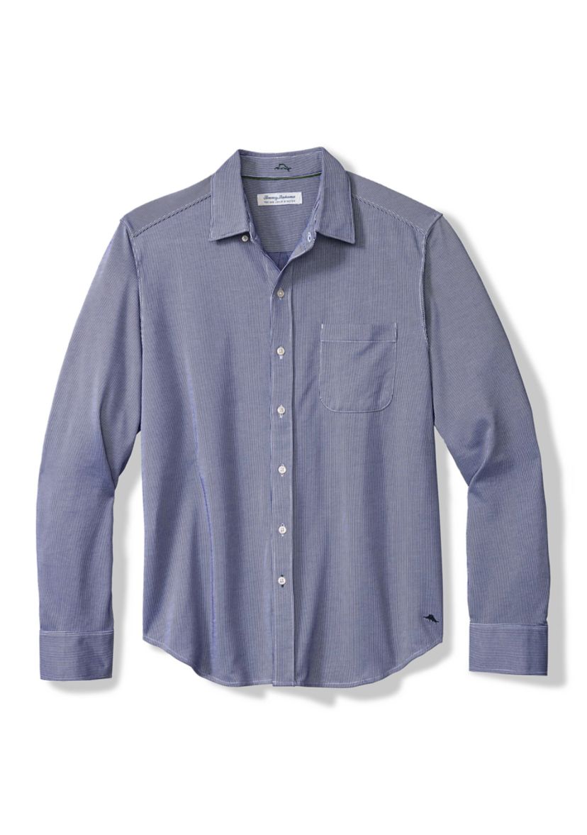 Mens San Lucio Striped Long Sleeve Dress Shirt