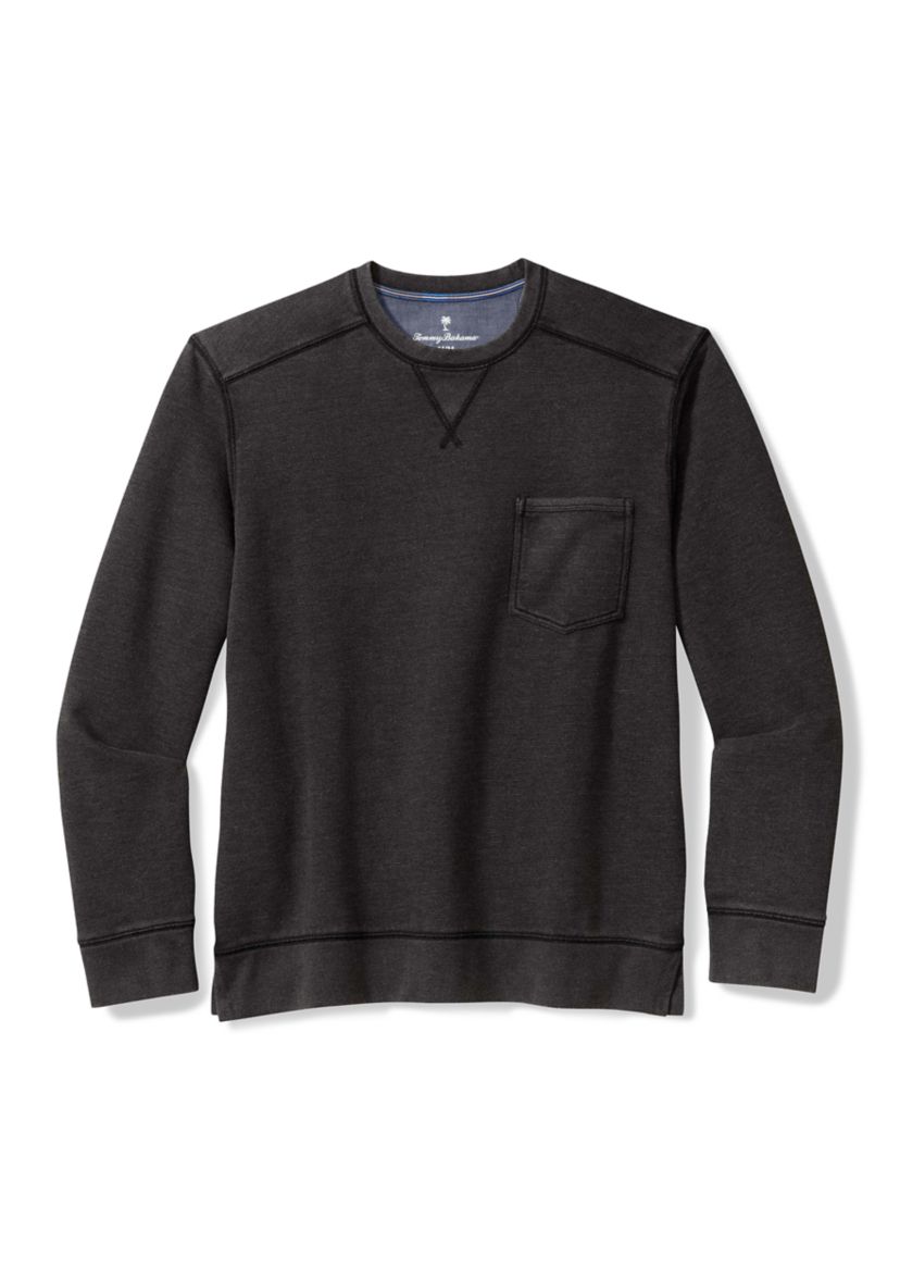 Mens Long Sleeve Cascade Fade Graphic Pullover