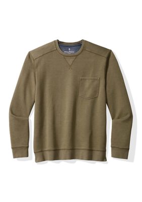 Tommy Bahama Men's Long Sleeve Cascade Fade Graphic Pullover, 2XL
