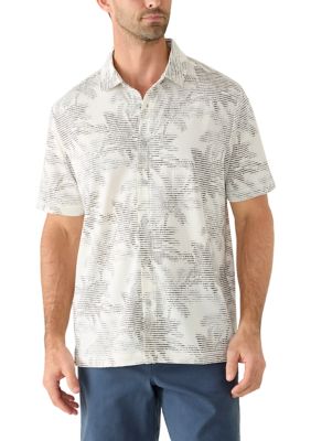 Tommy Bahama Men's Costa Wave Palm Rays Short Sleeve Camp Shirt