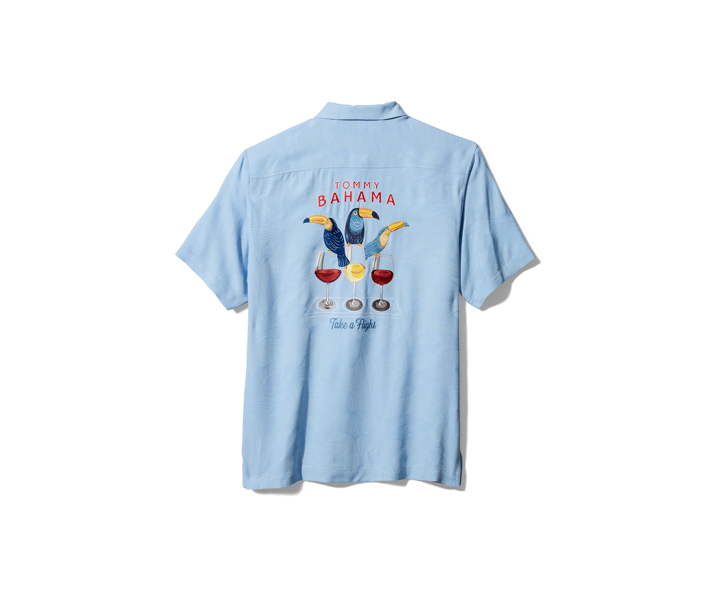 Mens Take a Flight Back Panel Camp Shirt